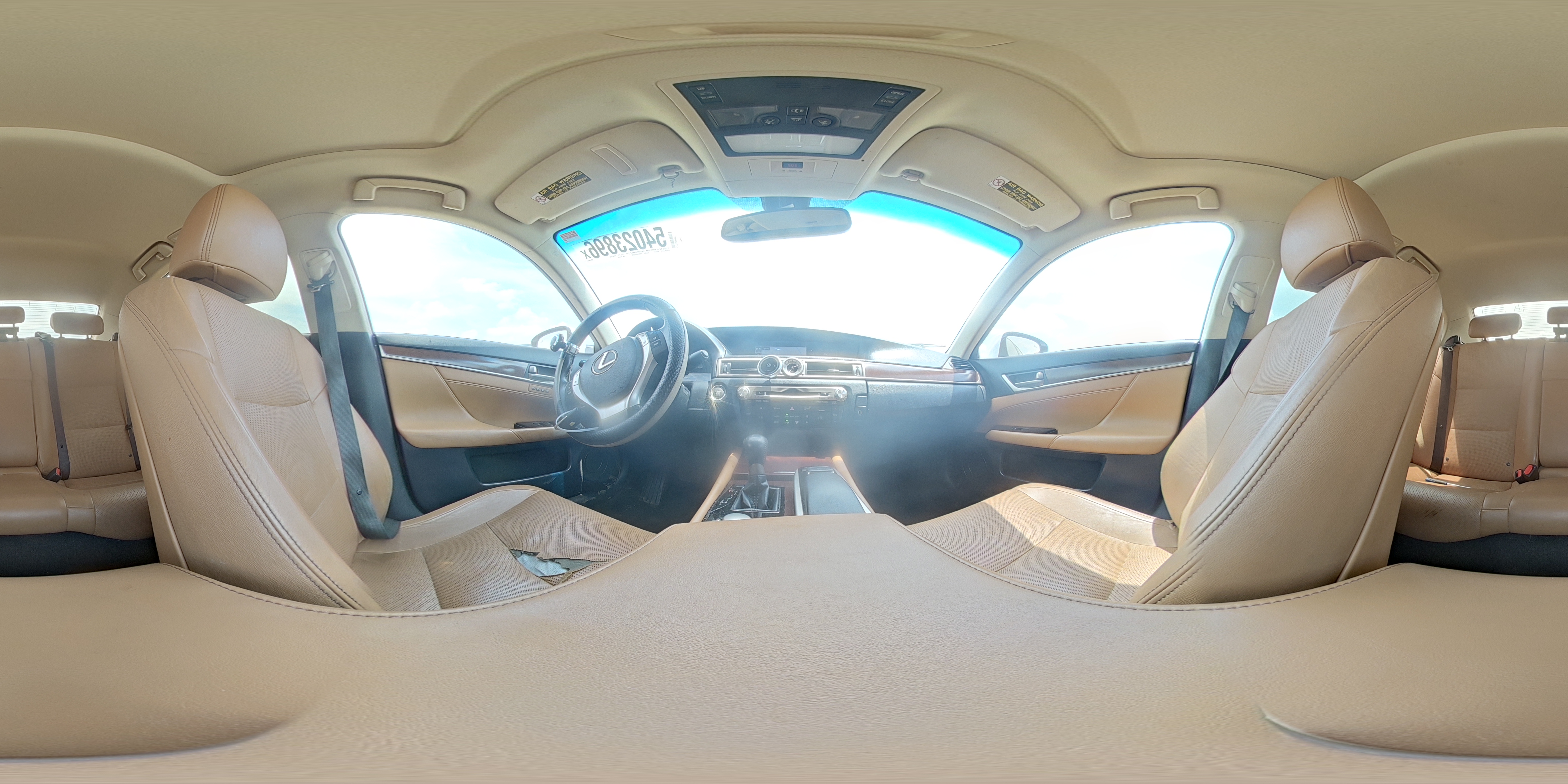 2015 Lexus Gs 350 Белый vin: JTHBE1BLXFA015338