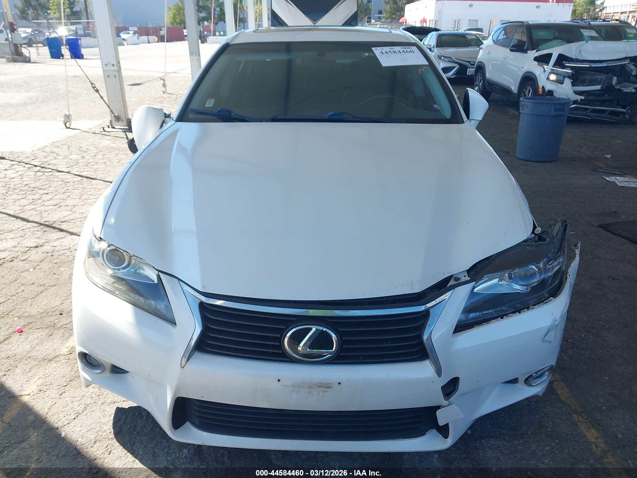 2015 Lexus Gs 350   White vin: JTHBE1BLXFA017882