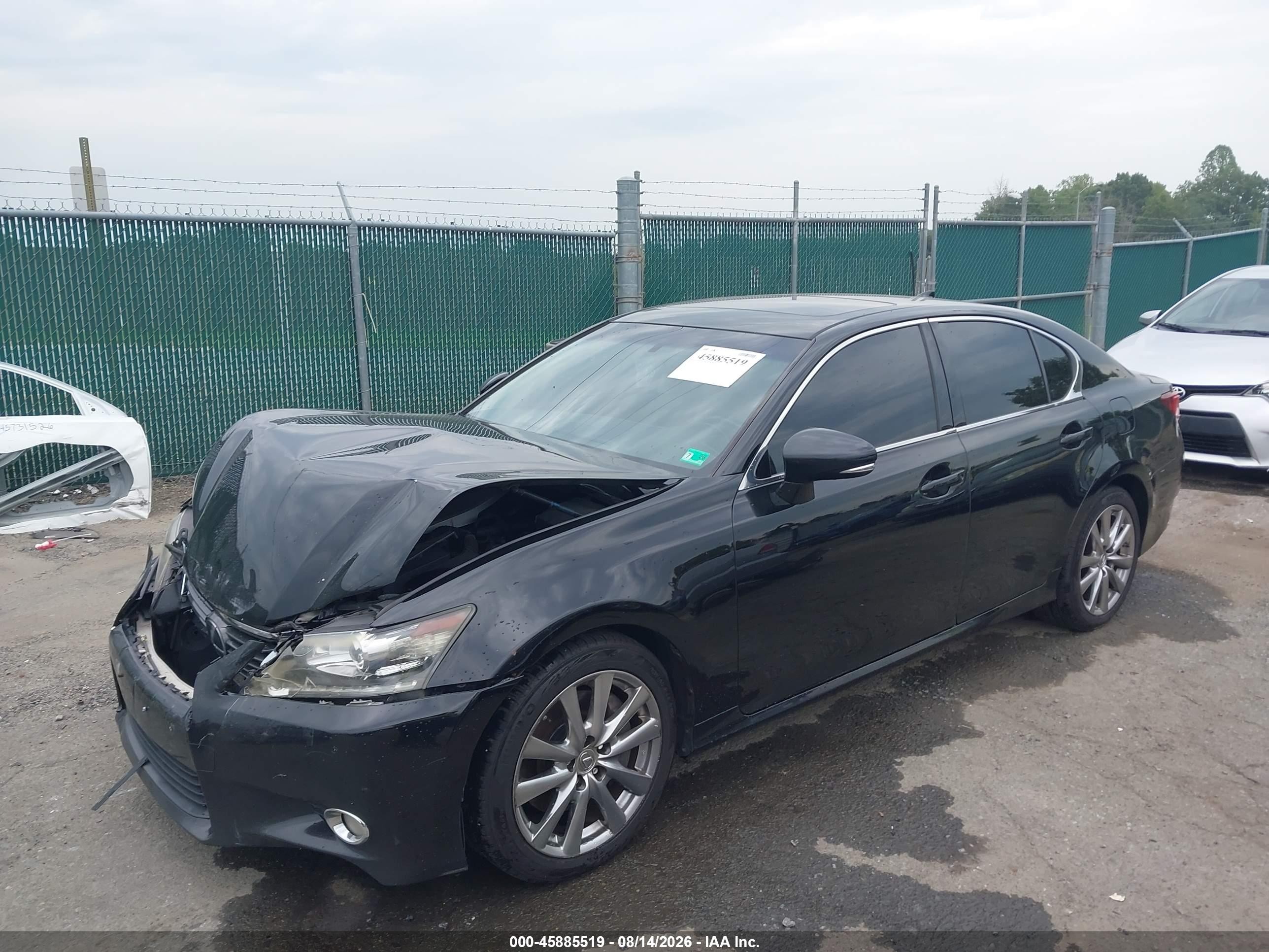 2015 Lexus Gs 350 Черный vin: JTHBE1BLXFA019860