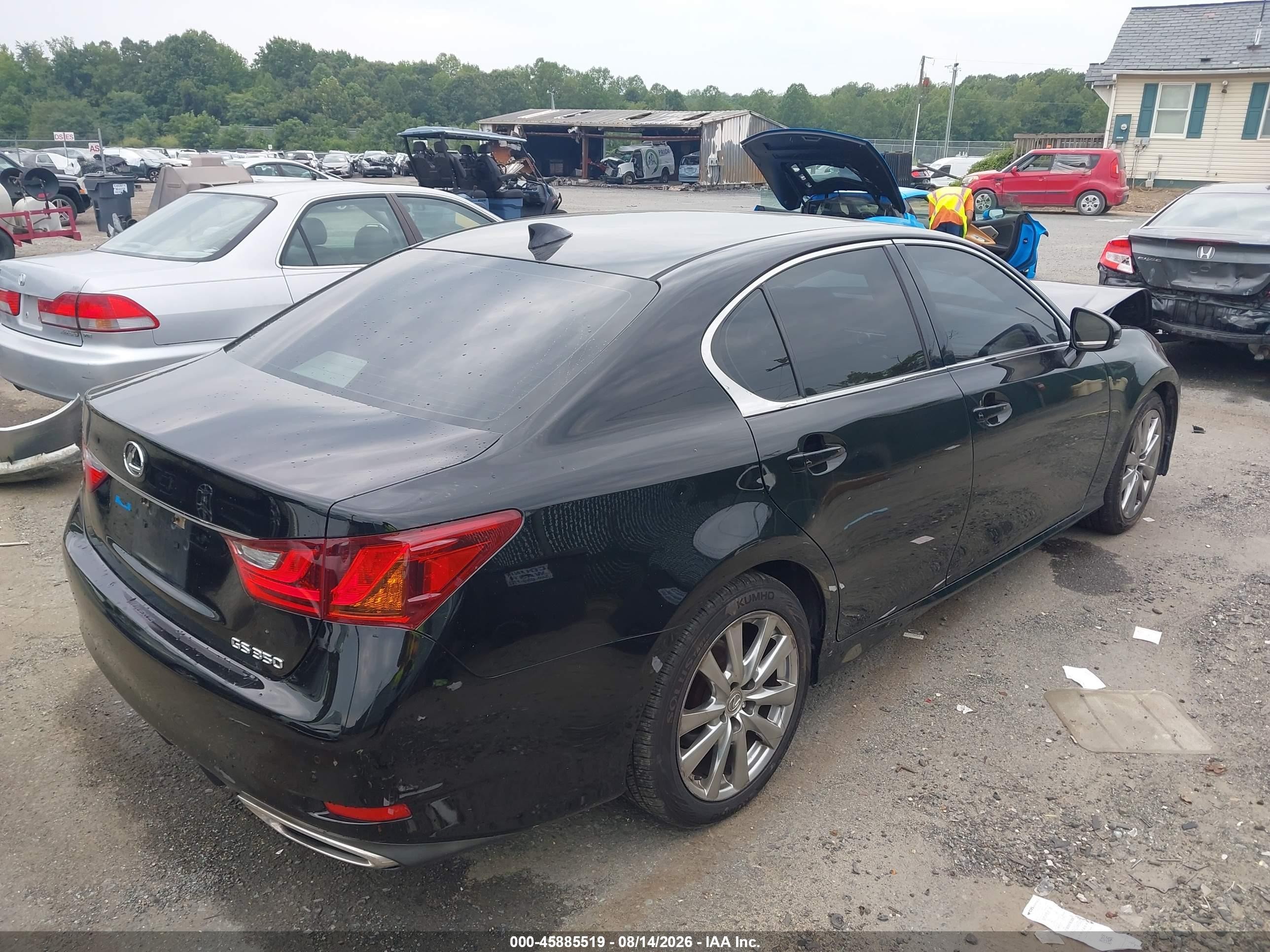 2015 Lexus Gs 350 Черный vin: JTHBE1BLXFA019860