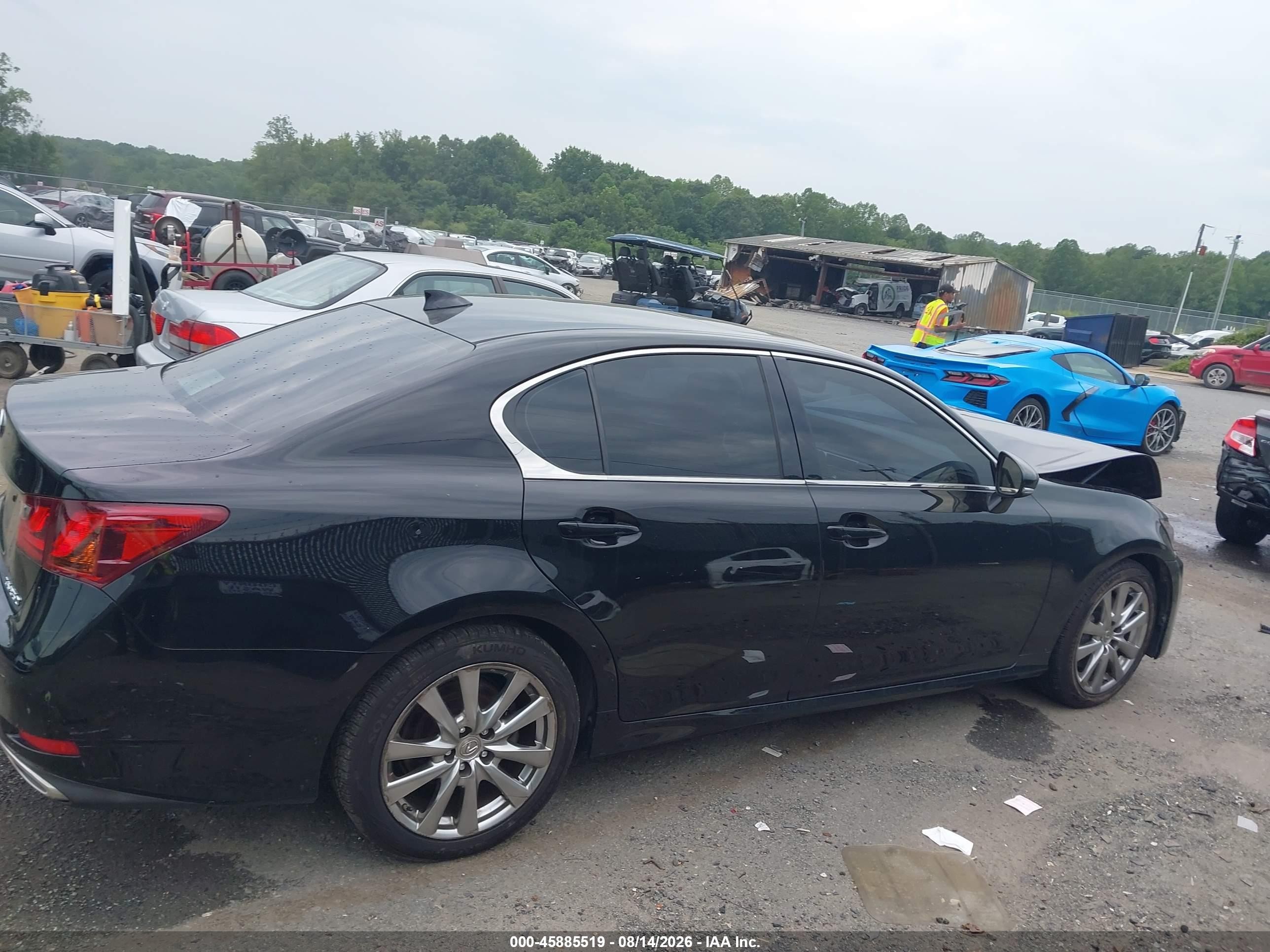 2015 Lexus Gs 350 Черный vin: JTHBE1BLXFA019860