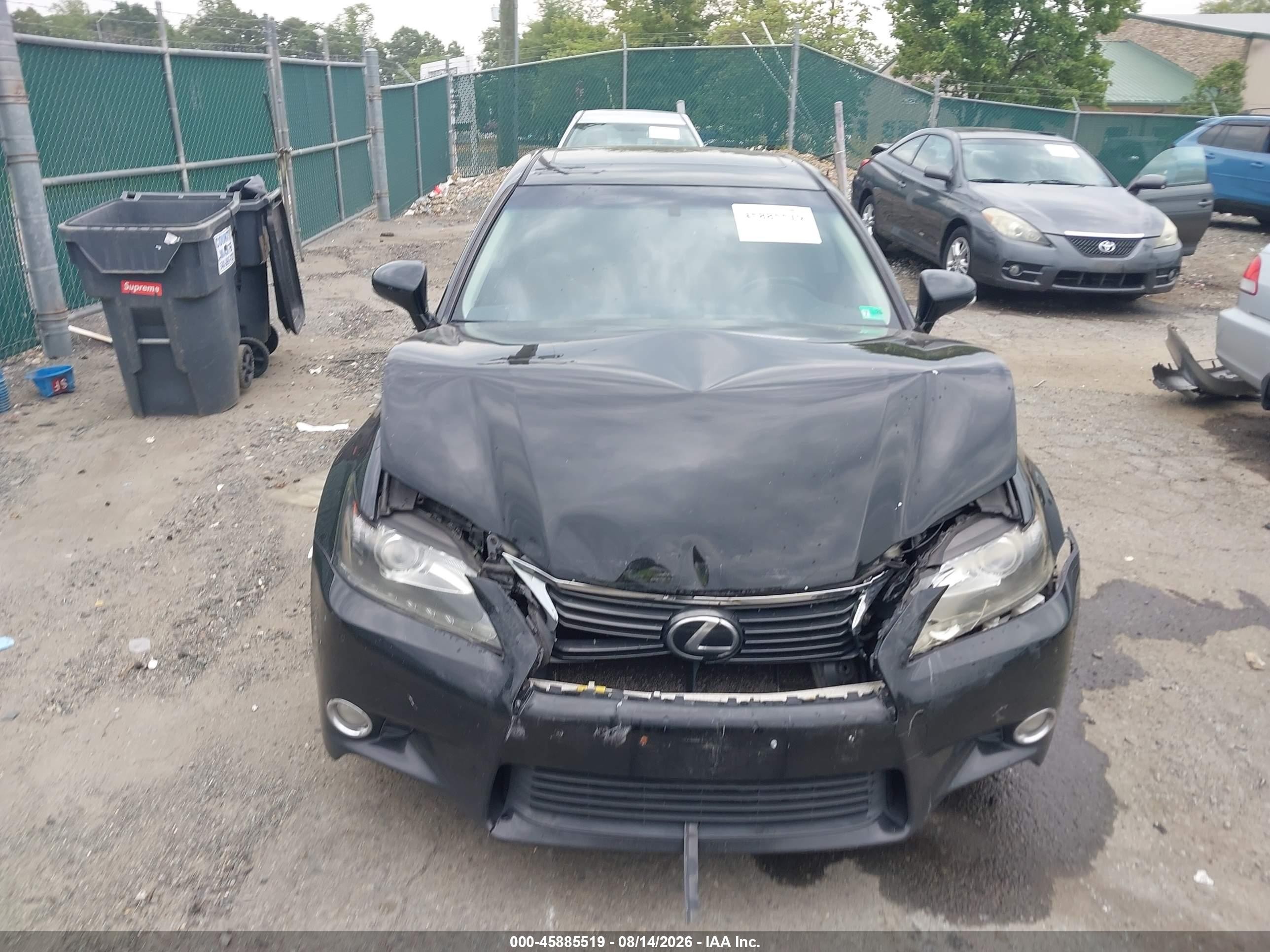 2015 Lexus Gs 350 Черный vin: JTHBE1BLXFA019860