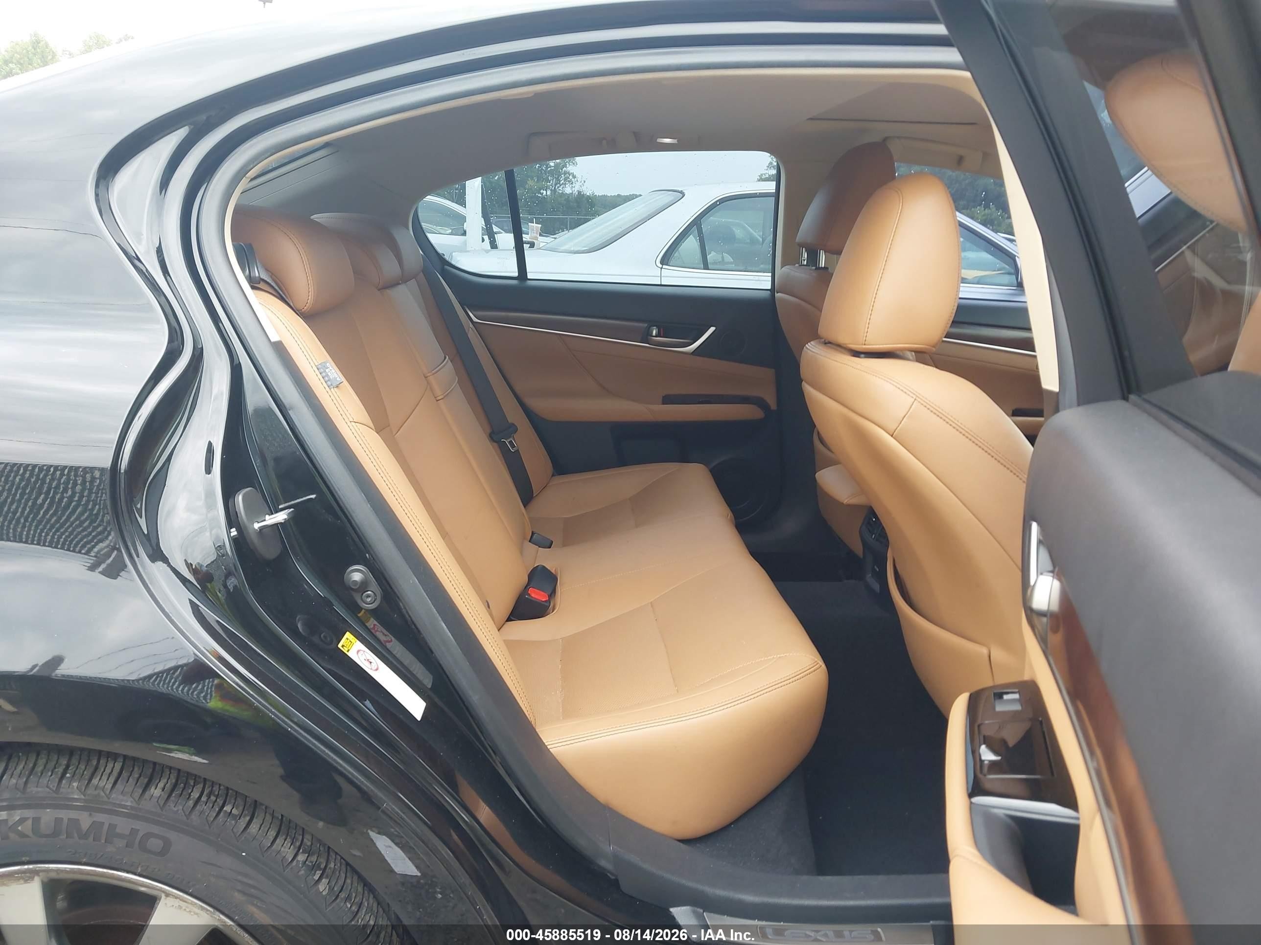 2015 Lexus Gs 350 Черный vin: JTHBE1BLXFA019860