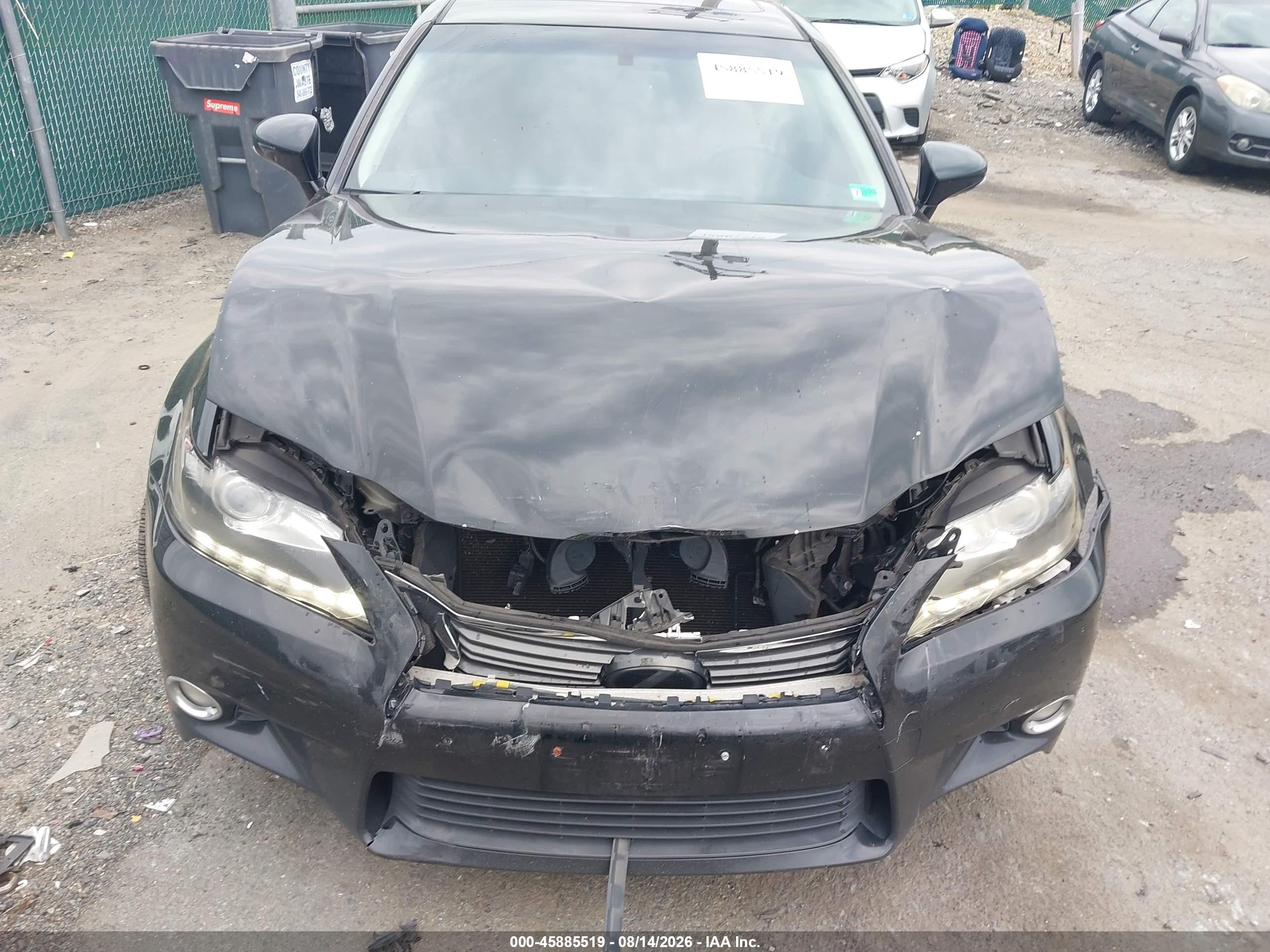 2015 Lexus Gs 350 Черный vin: JTHBE1BLXFA019860