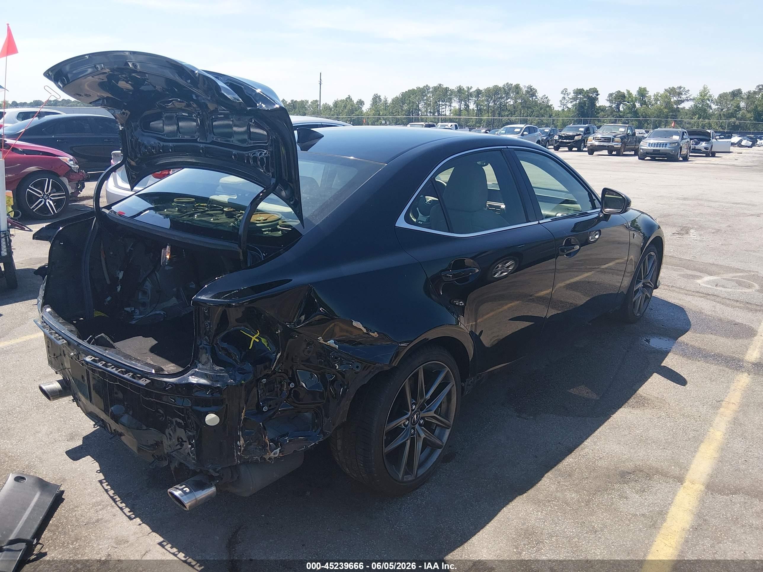 2014 Lexus Is 350   Black vin: JTHBE1D20E5001055