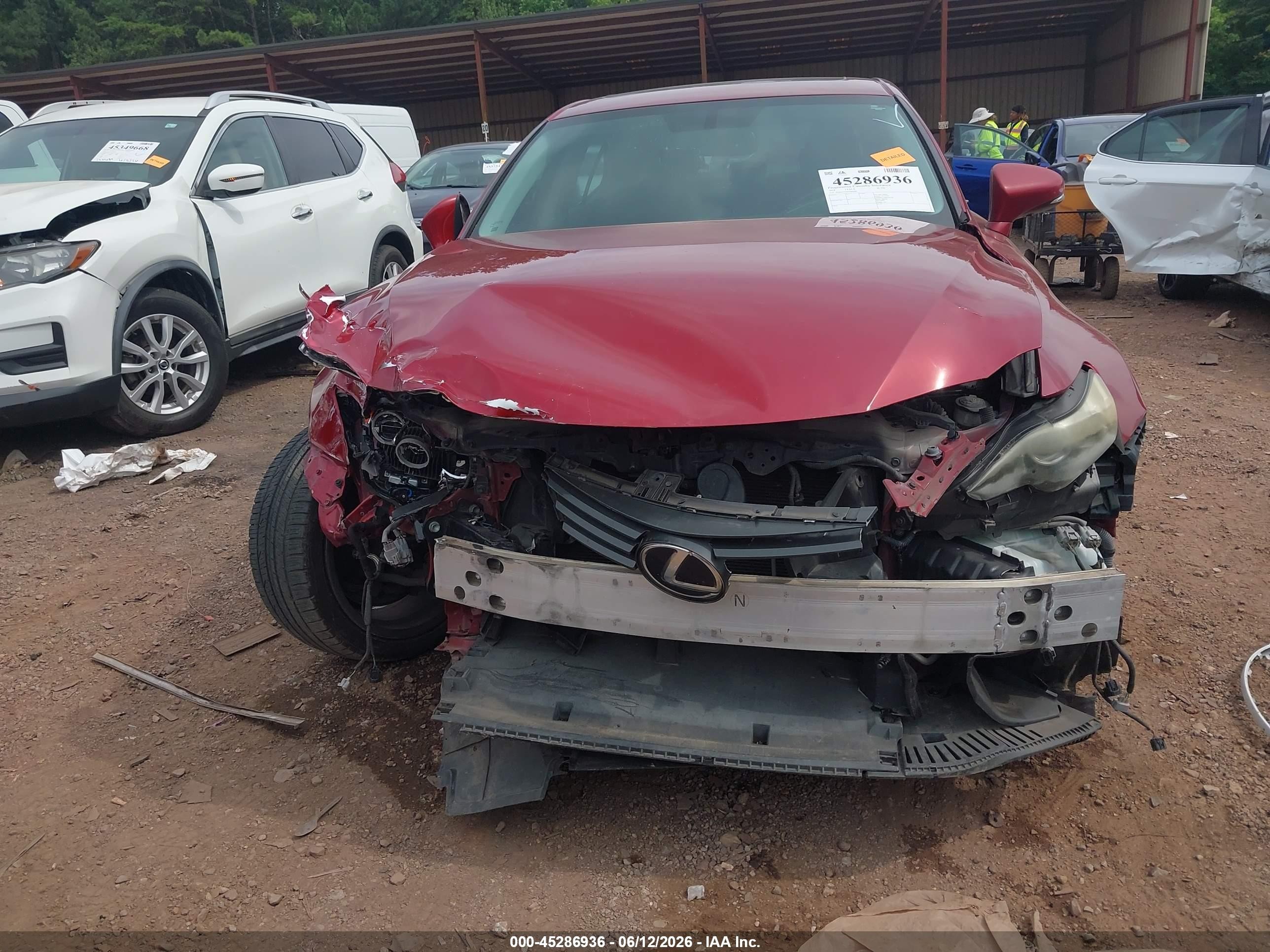 2014 Lexus Is 350   Red vin: JTHBE1D20E5004084