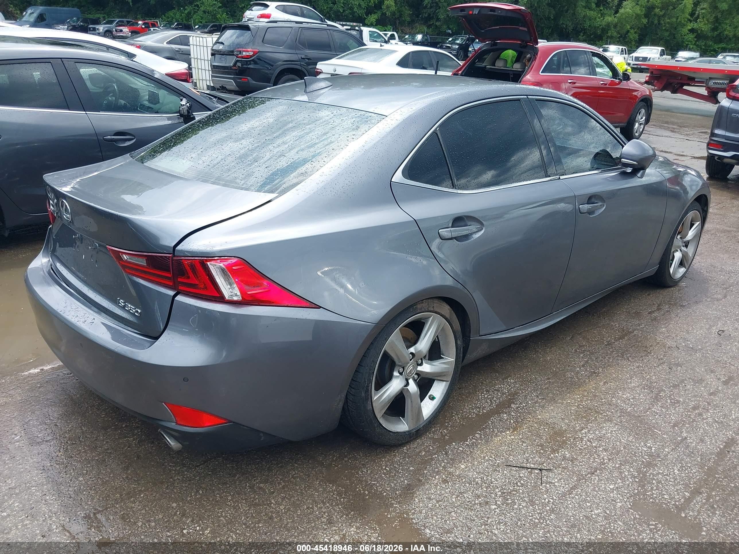 2014 Lexus Is 350   Gray vin: JTHBE1D20E5004750