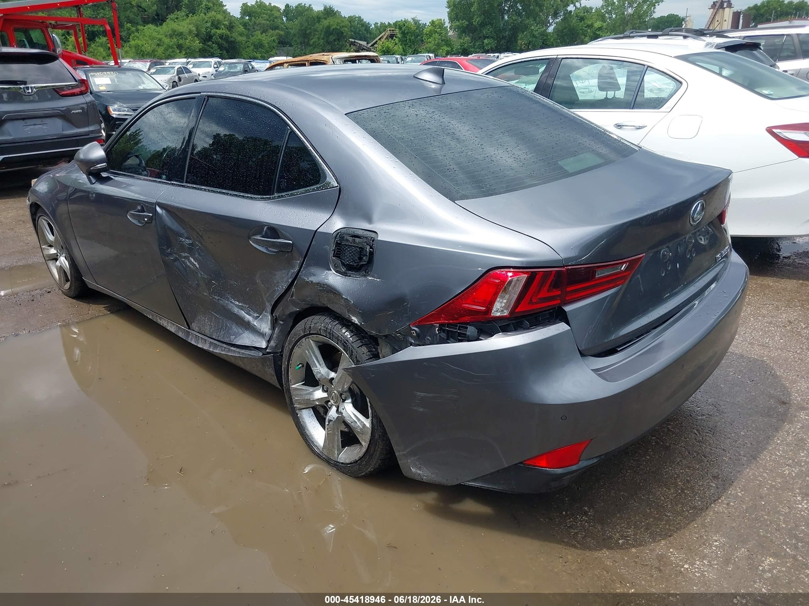 2014 Lexus Is 350   Gray vin: JTHBE1D20E5004750