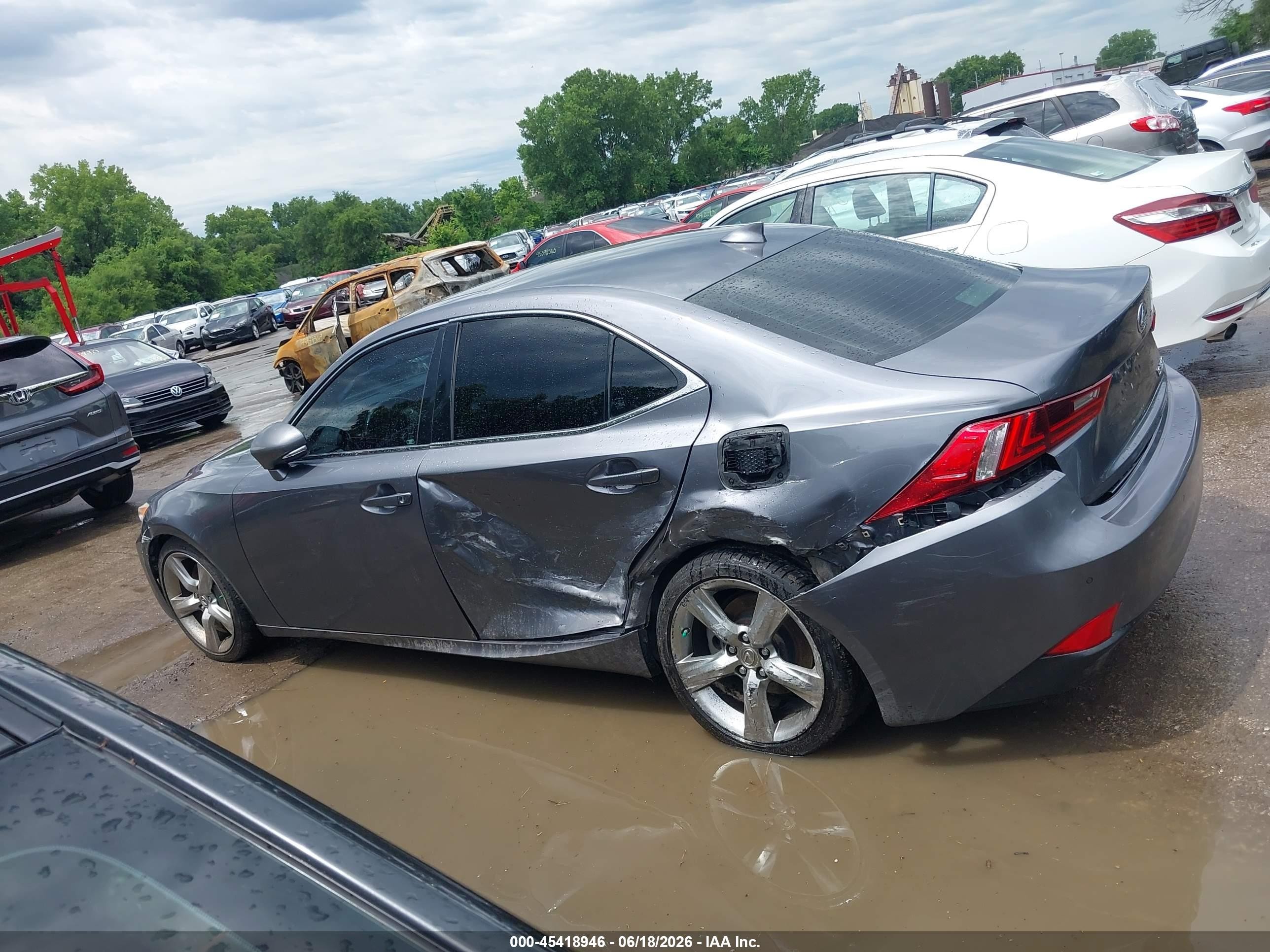 2014 Lexus Is 350   Gray vin: JTHBE1D20E5004750
