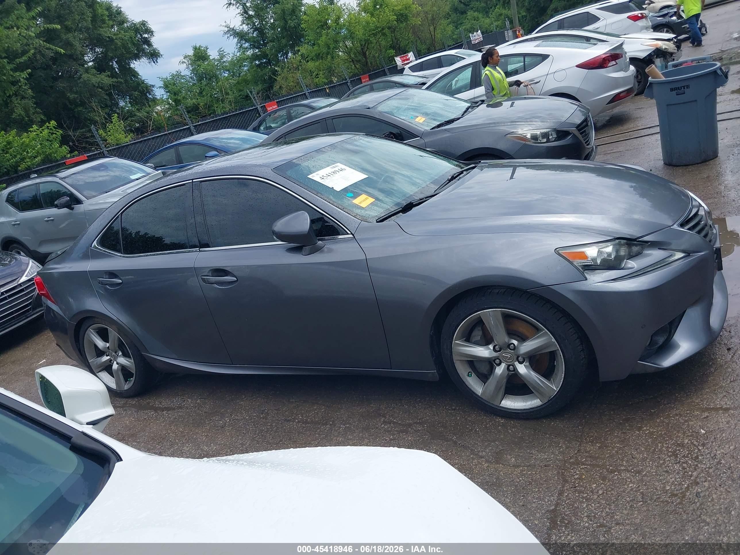 2014 Lexus Is 350   Gray vin: JTHBE1D20E5004750