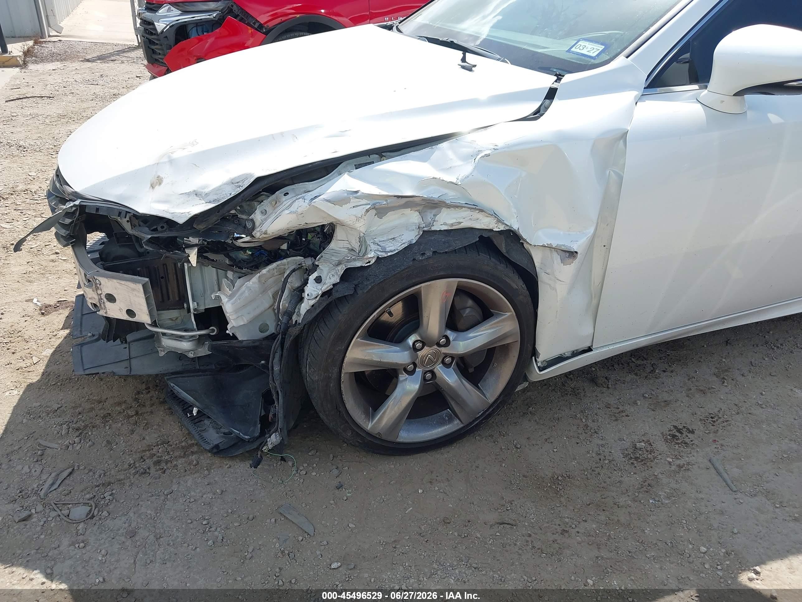 2014 Lexus Is 350   Белый vin: JTHBE1D20E5010564