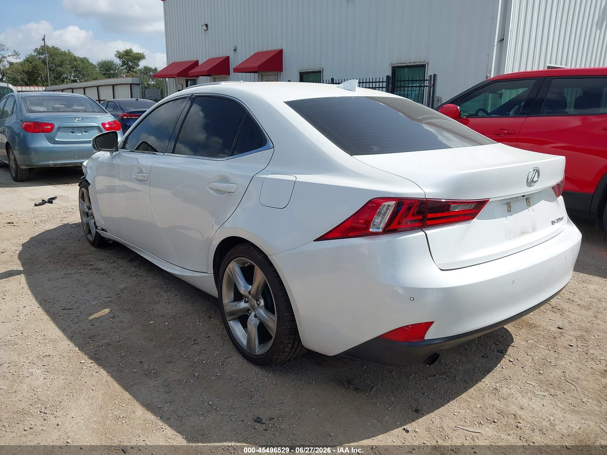 2014 Lexus Is 350   Белый vin: JTHBE1D20E5010564