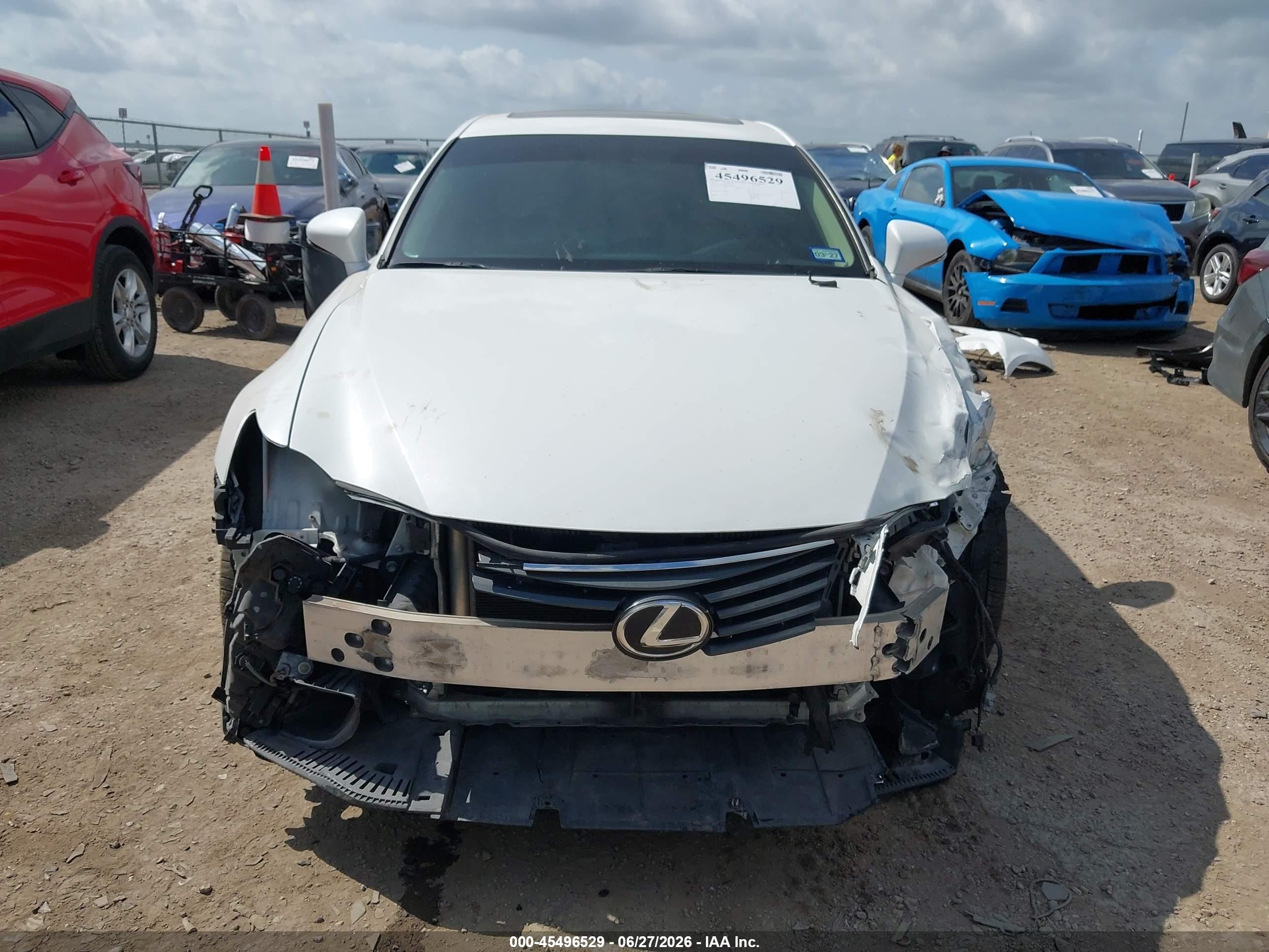 2014 Lexus Is 350   Белый vin: JTHBE1D20E5010564