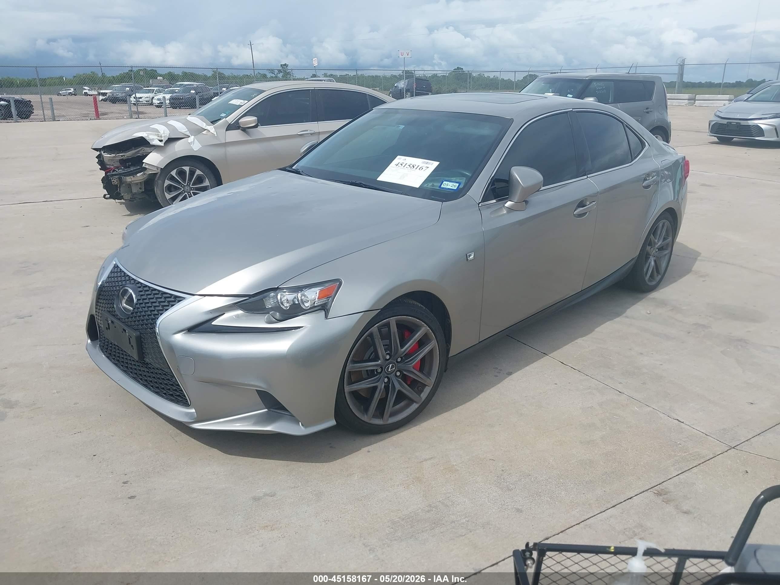 2015 Lexus Is 350   Gray vin: JTHBE1D20F5019167