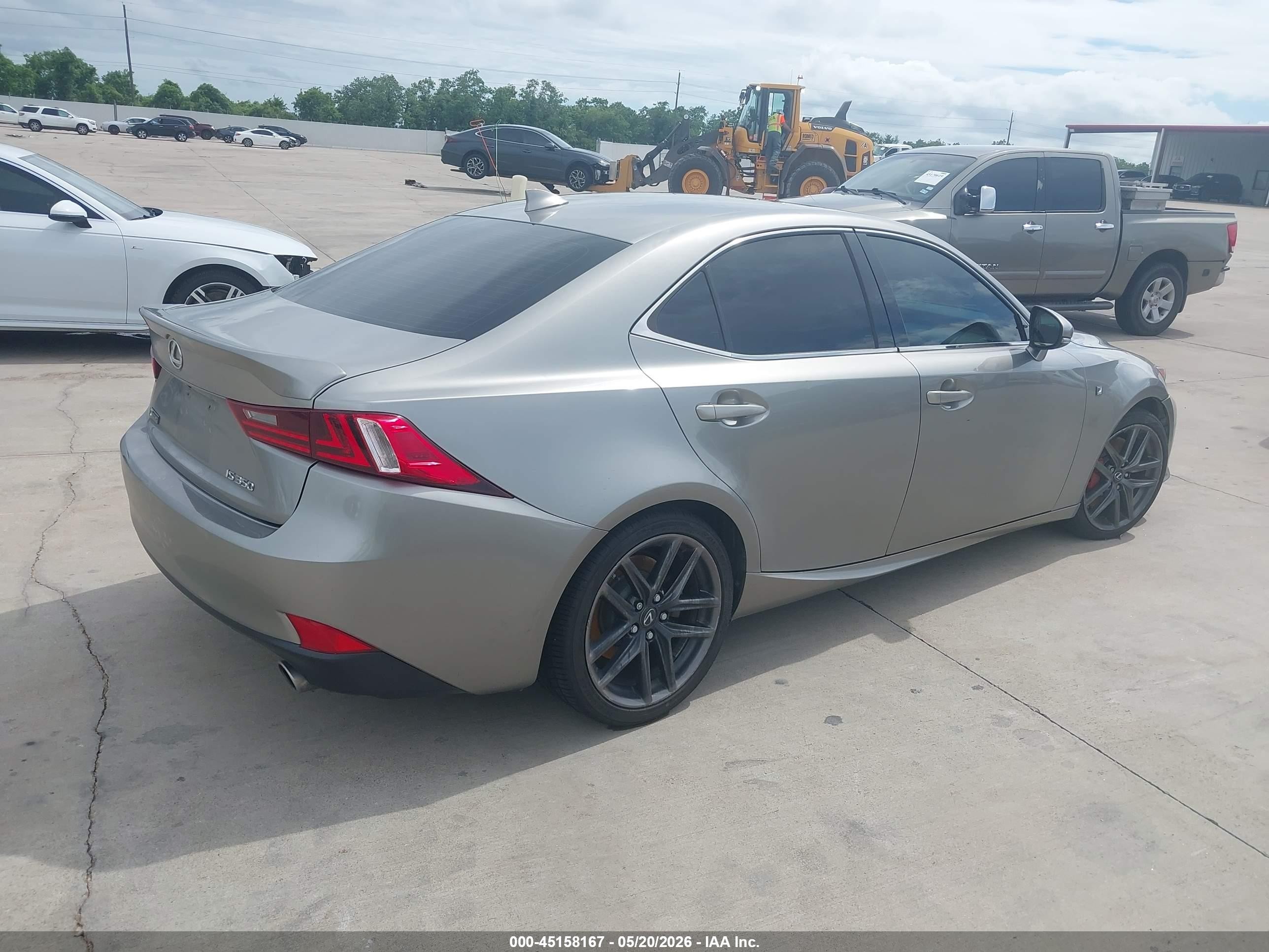 2015 Lexus Is 350   Gray vin: JTHBE1D20F5019167
