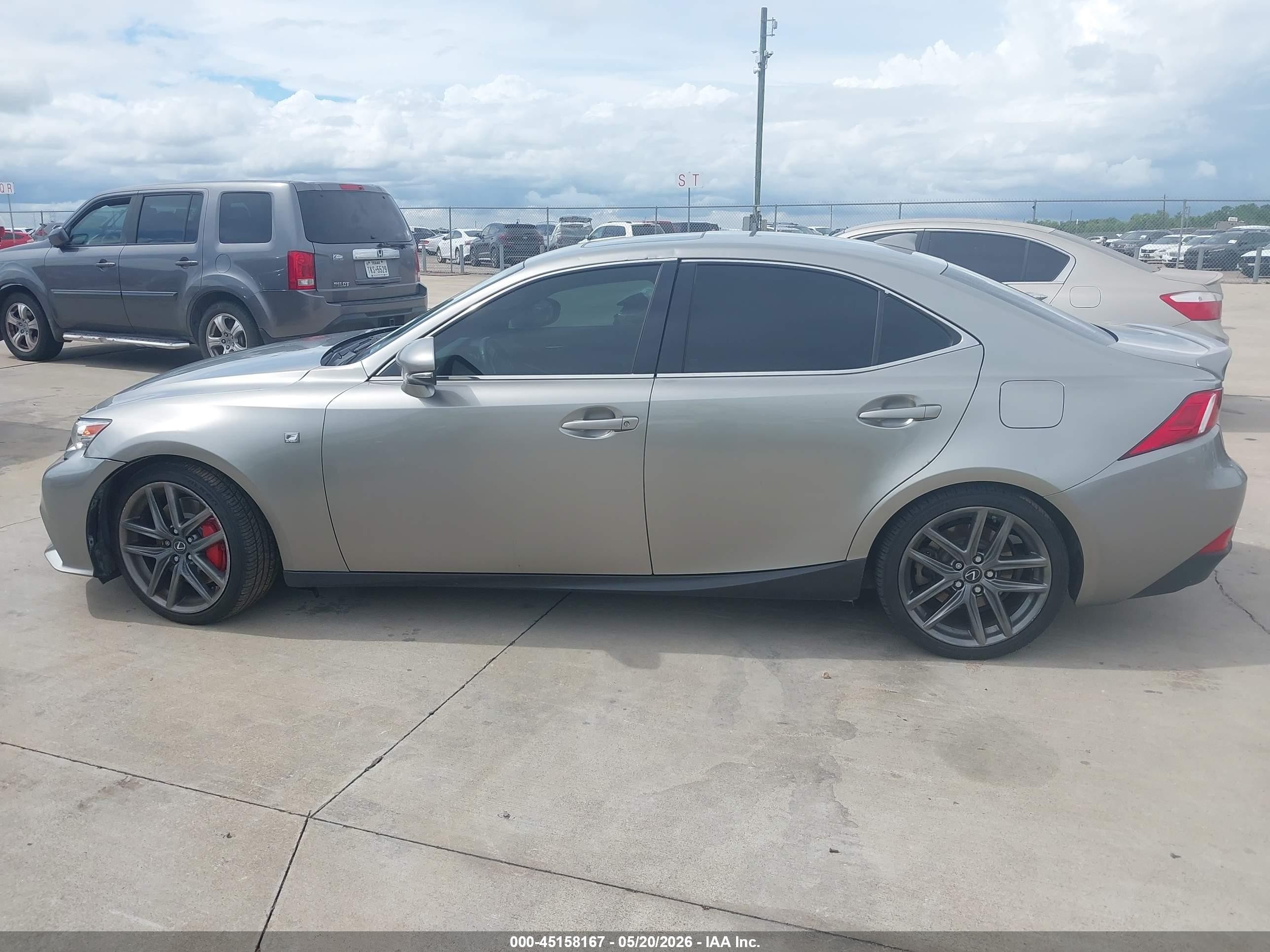 2015 Lexus Is 350   Gray vin: JTHBE1D20F5019167