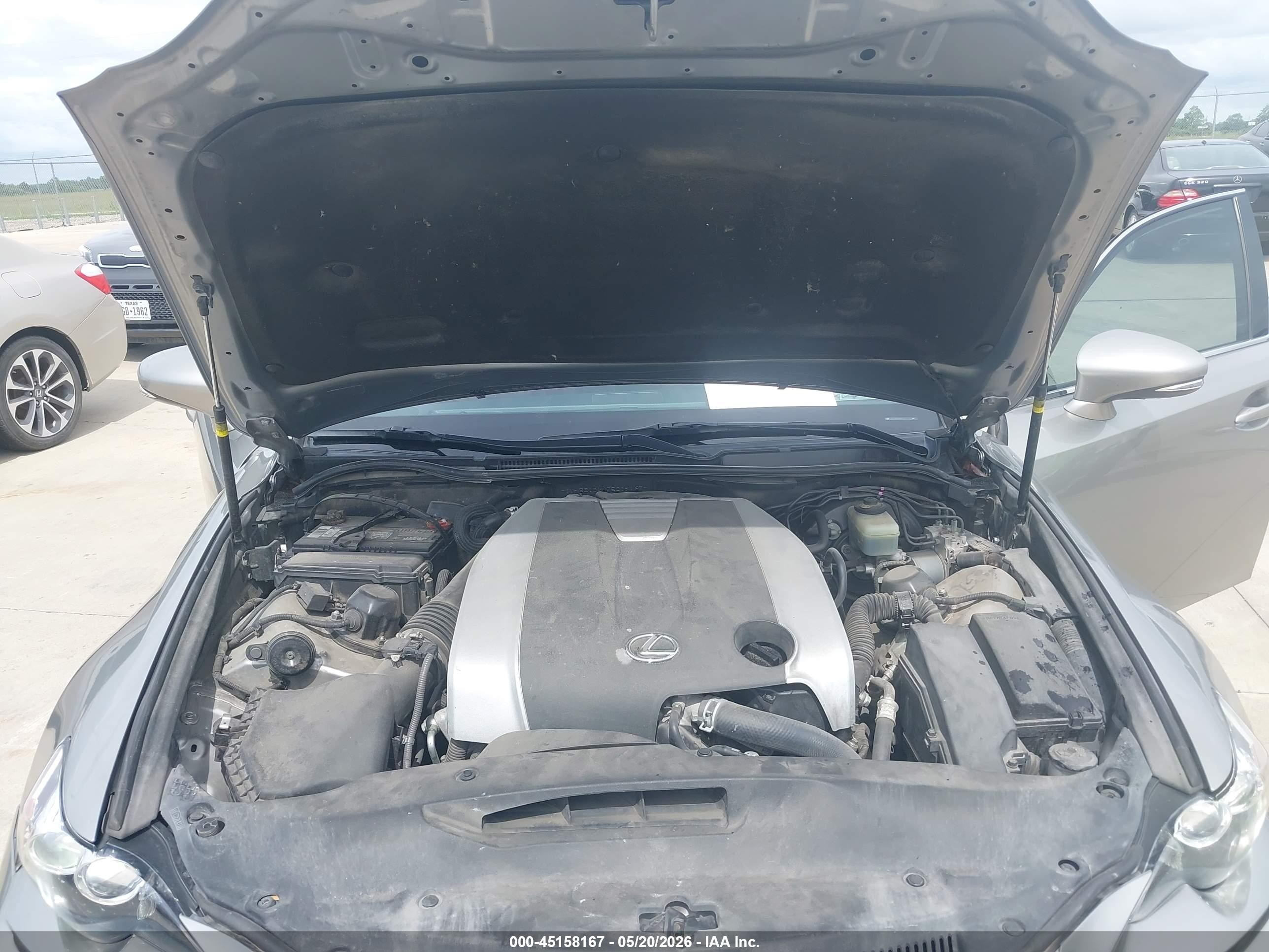 2015 Lexus Is 350   Gray vin: JTHBE1D20F5019167