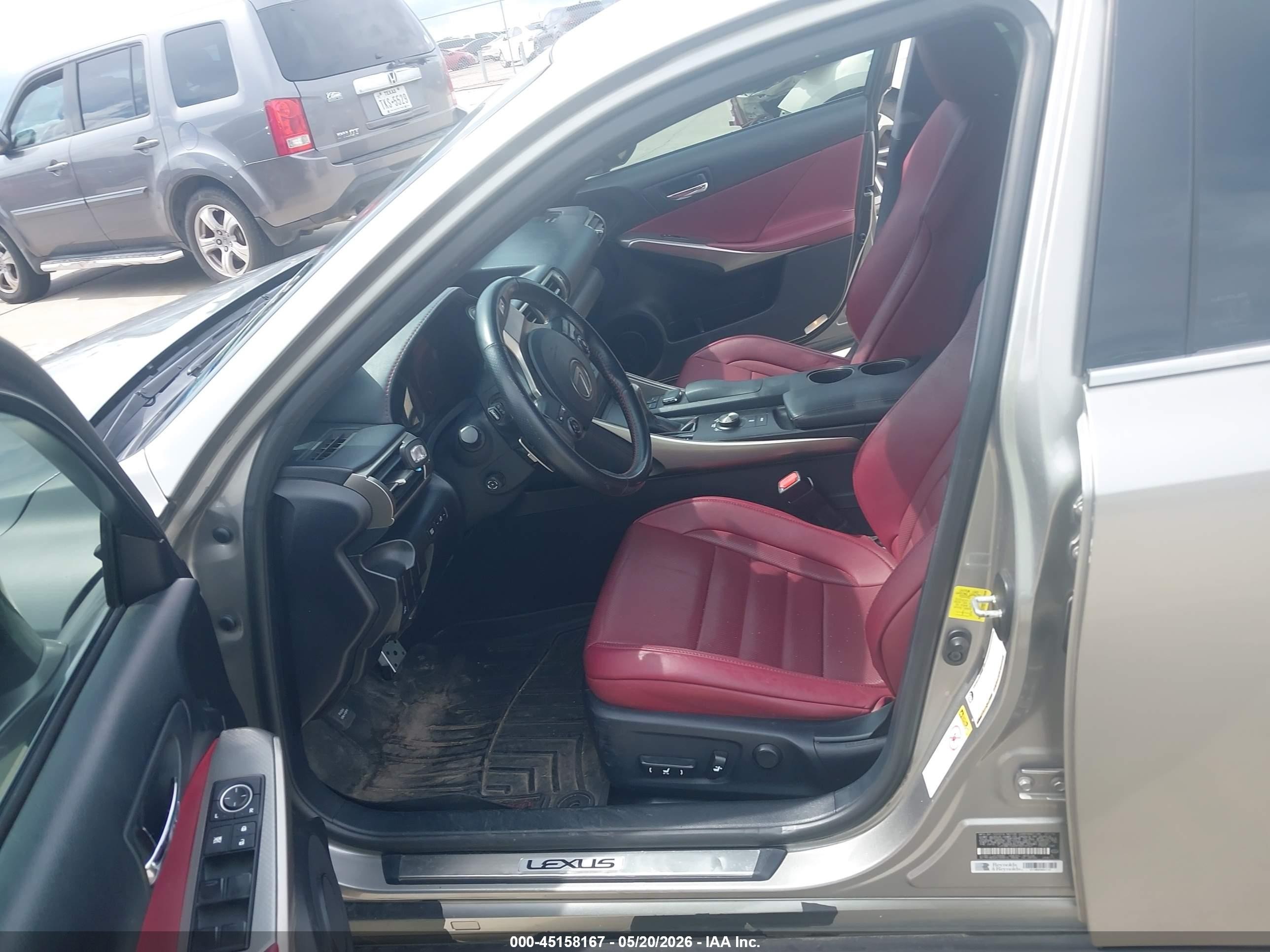 2015 Lexus Is 350   Gray vin: JTHBE1D20F5019167