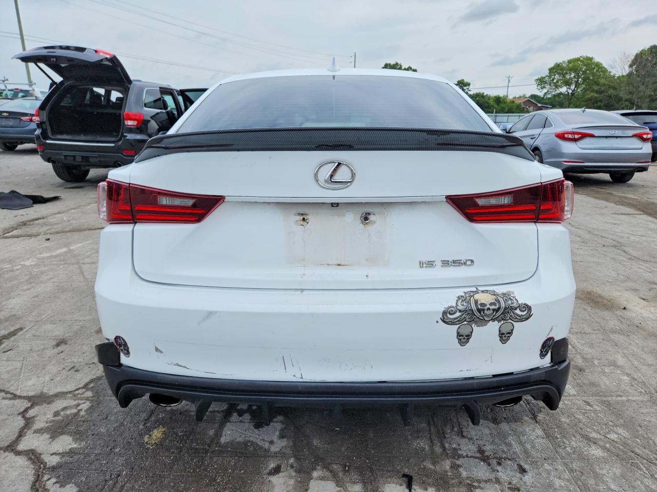 2014 Lexus Is 350 White vin: JTHBE1D21E5000271