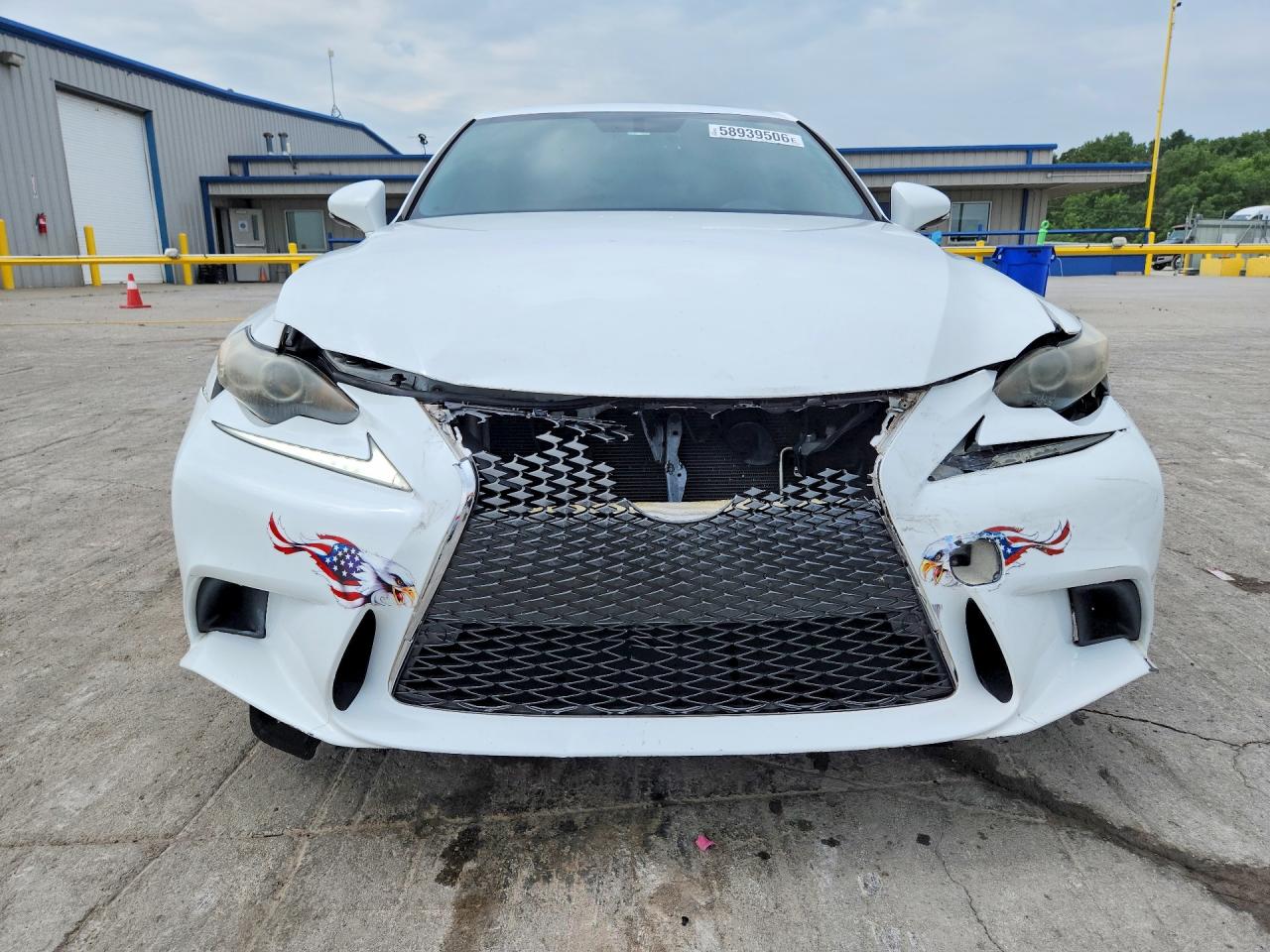 2014 Lexus Is 350 White vin: JTHBE1D21E5000271