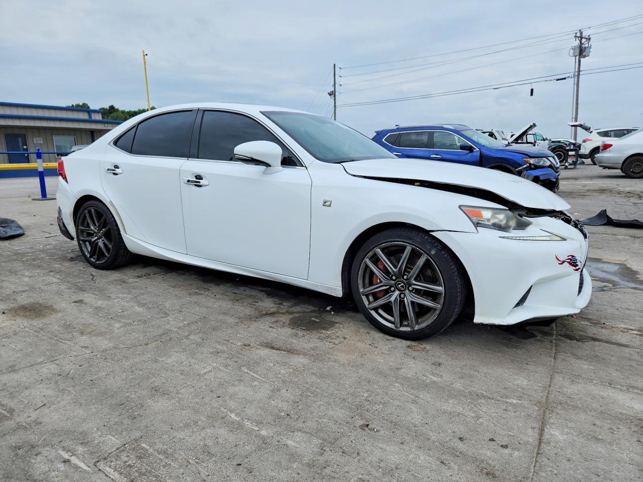 2014 Lexus Is 350 White vin: JTHBE1D21E5000271