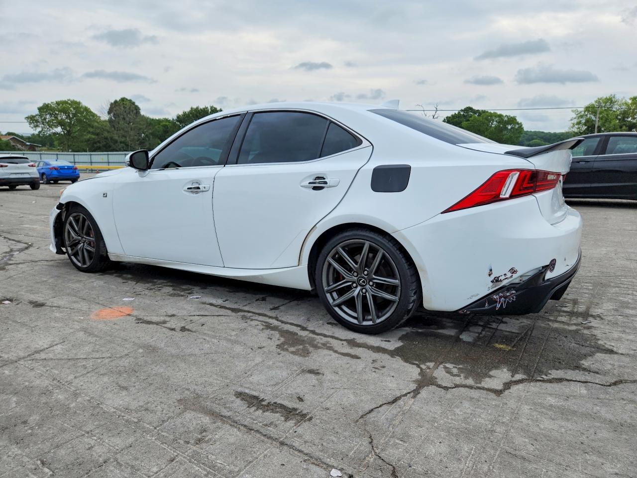 2014 Lexus Is 350 White vin: JTHBE1D21E5000271