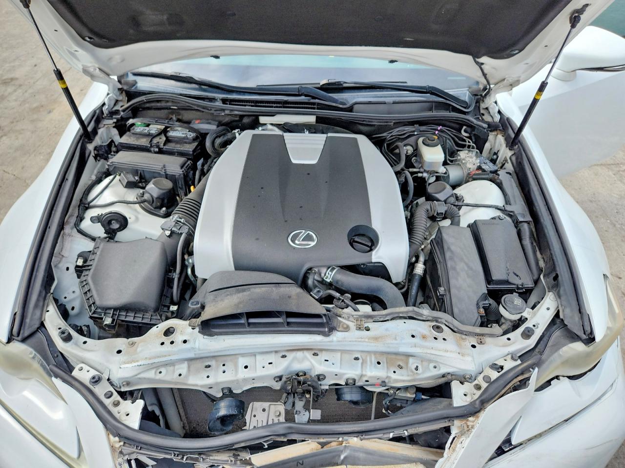 2014 Lexus Is 350 White vin: JTHBE1D21E5000271