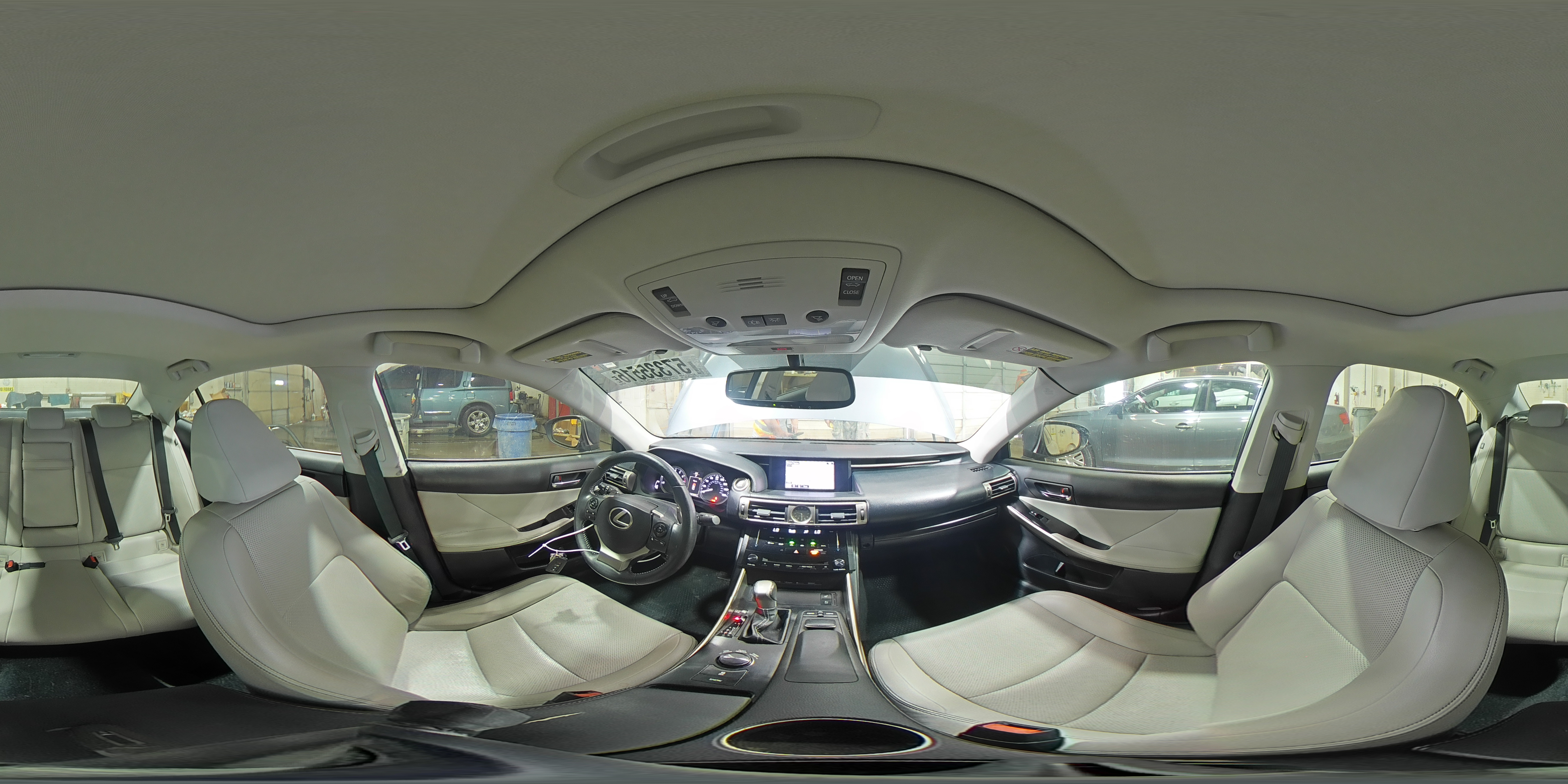 2014 Lexus Is 350 Серый vin: JTHBE1D21E5002974