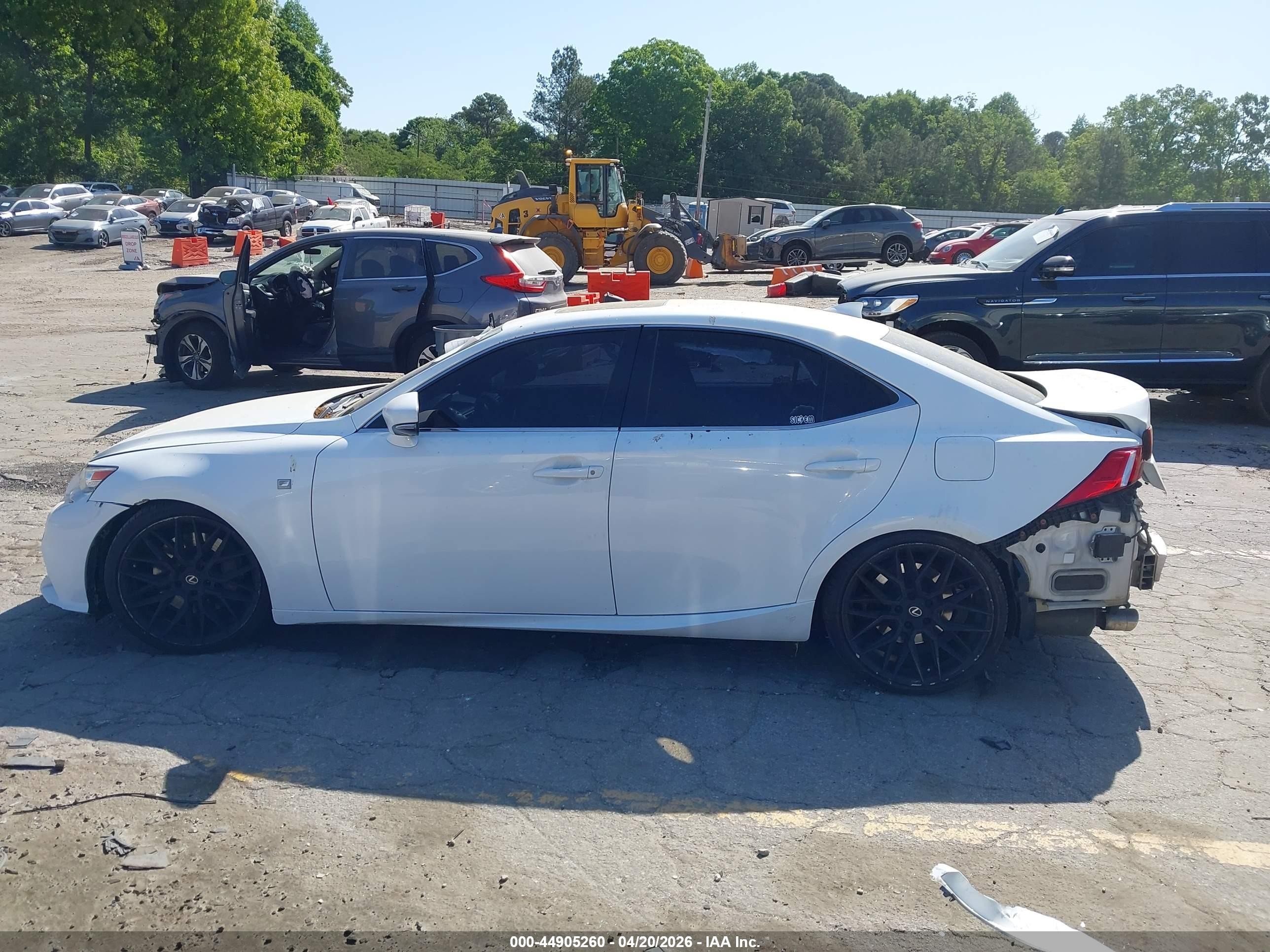 2015 Lexus Is 350   White vin: JTHBE1D21F5018285