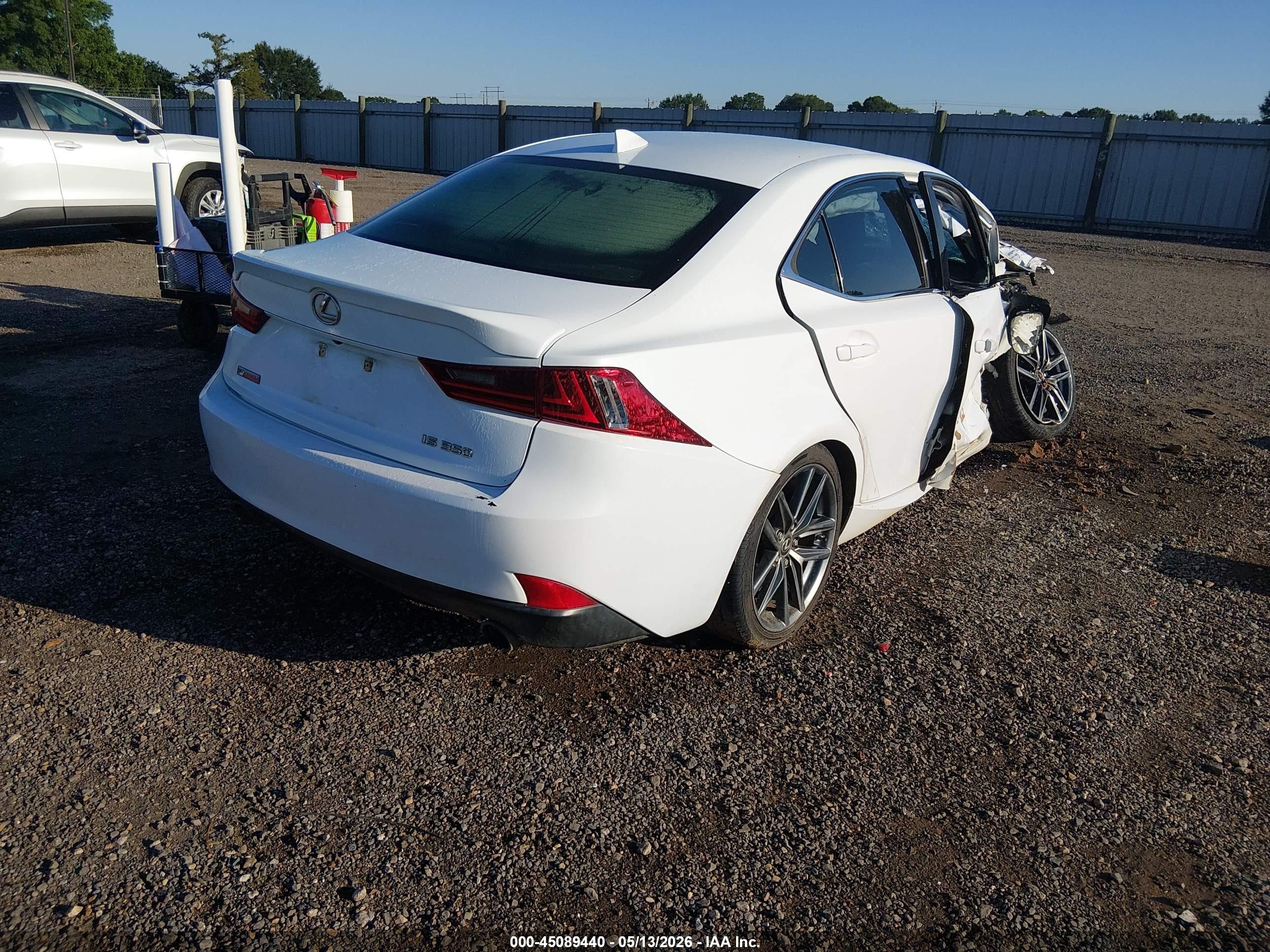 2015 Lexus Is 350 White vin: JTHBE1D21F5020652
