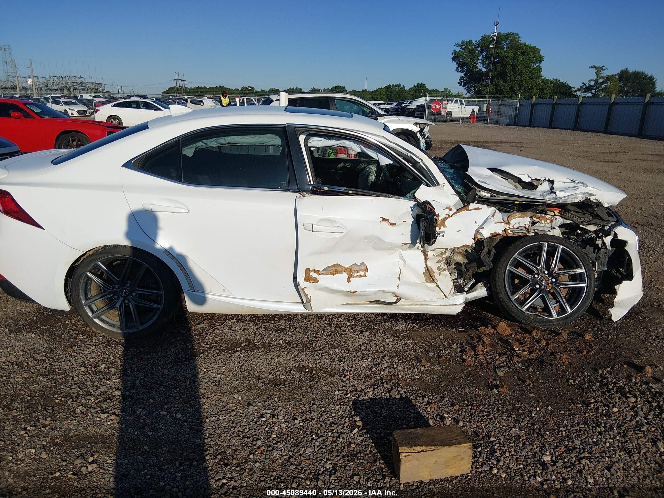2015 Lexus Is 350 White vin: JTHBE1D21F5020652