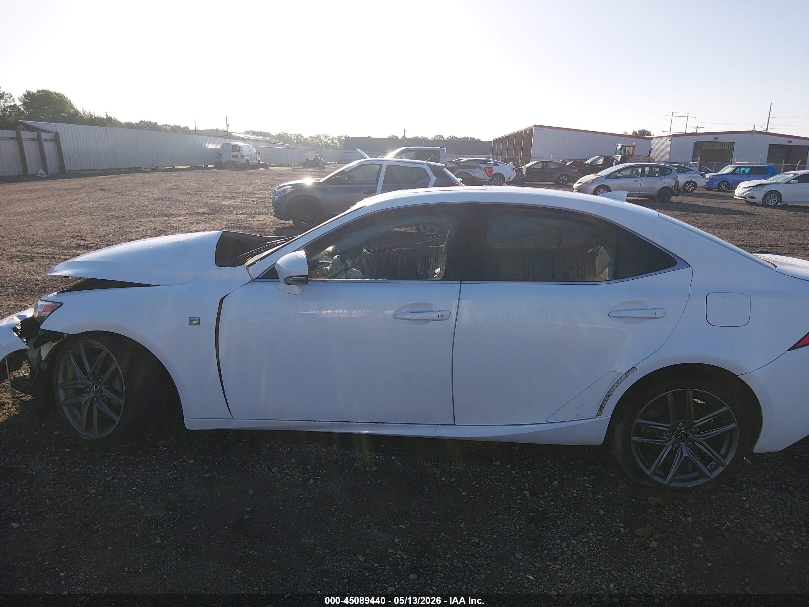 2015 Lexus Is 350 White vin: JTHBE1D21F5020652