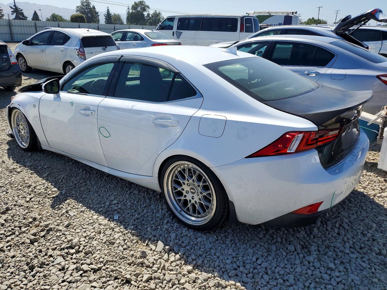 2015 Lexus Is 350 White vin: JTHBE1D21F5020926