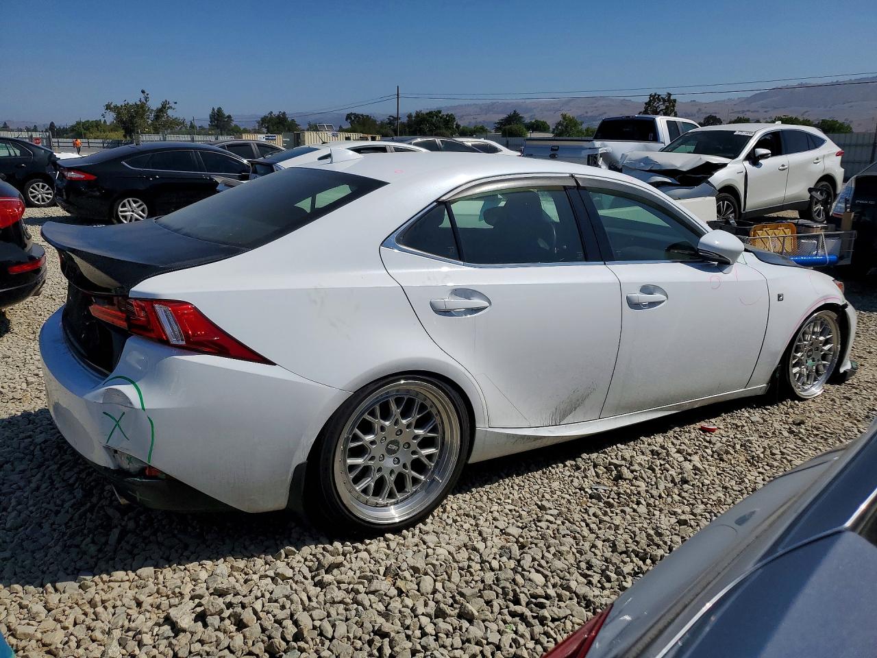 2015 Lexus Is 350 White vin: JTHBE1D21F5020926