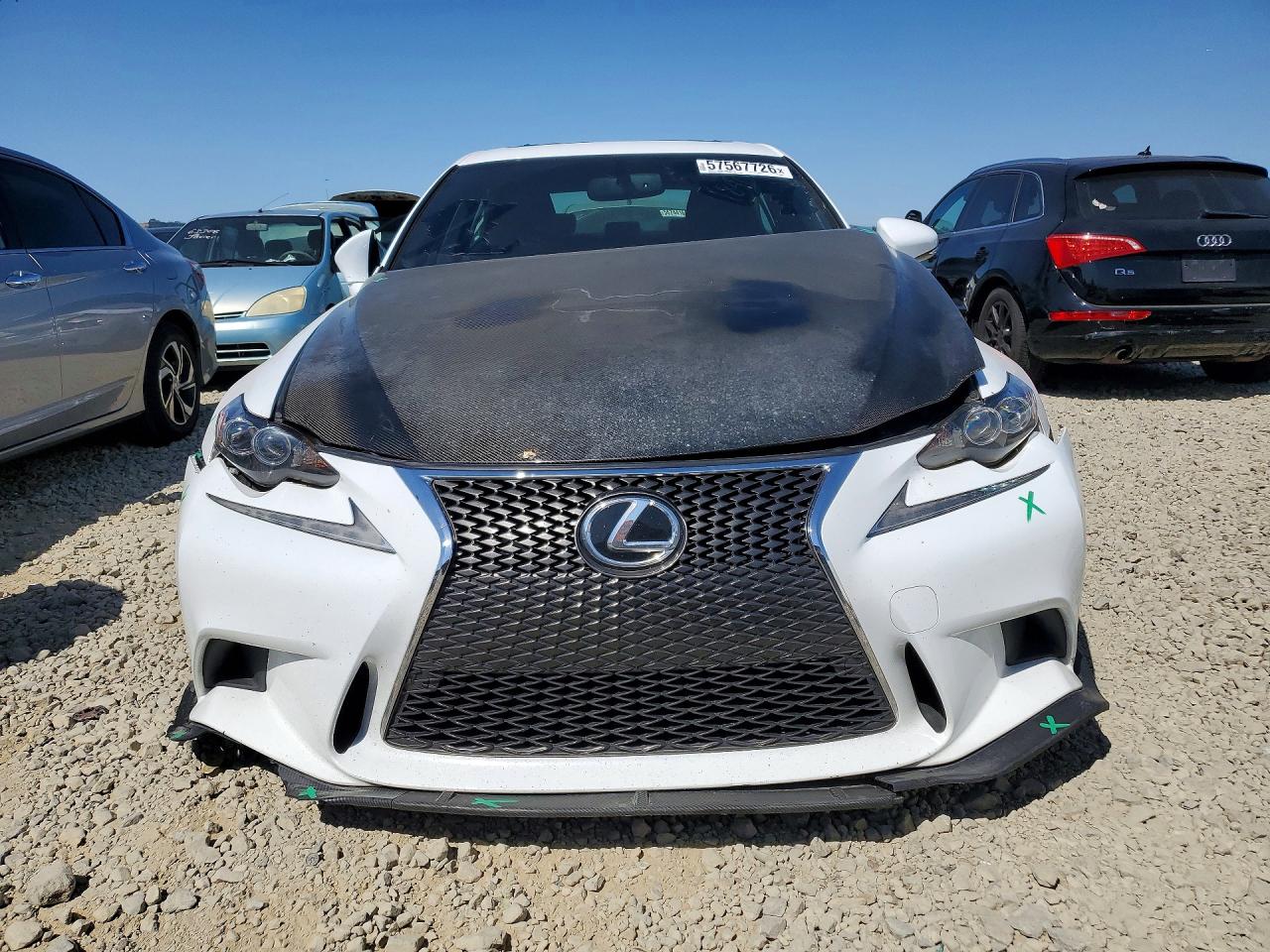 2015 Lexus Is 350 White vin: JTHBE1D21F5020926