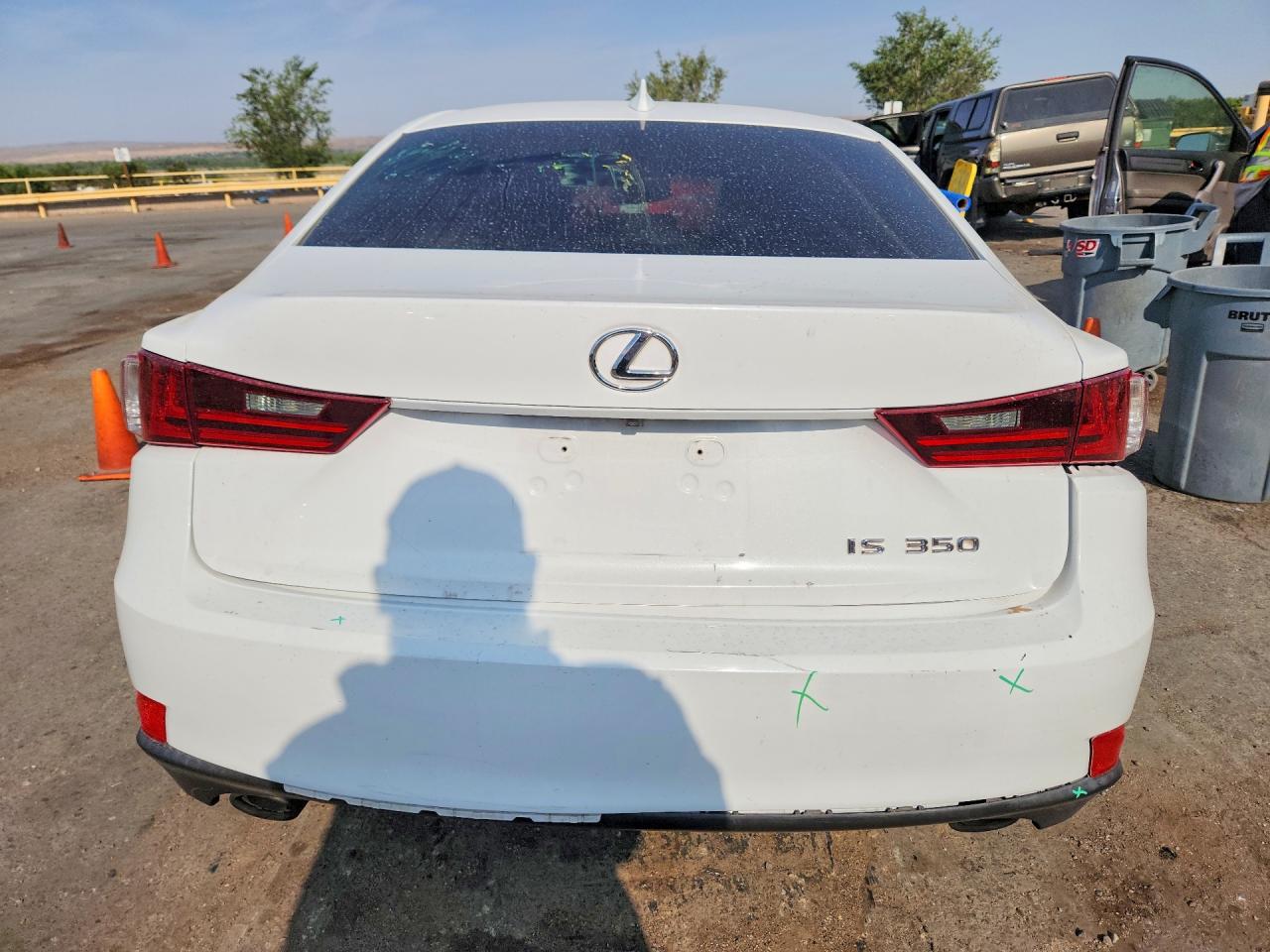 2014 Lexus Is 350 White vin: JTHBE1D22E5013272