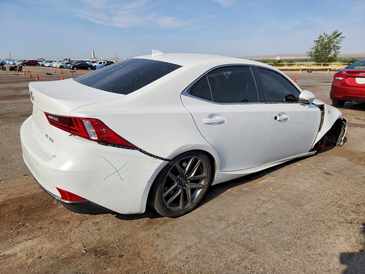 2014 Lexus Is 350 White vin: JTHBE1D22E5013272