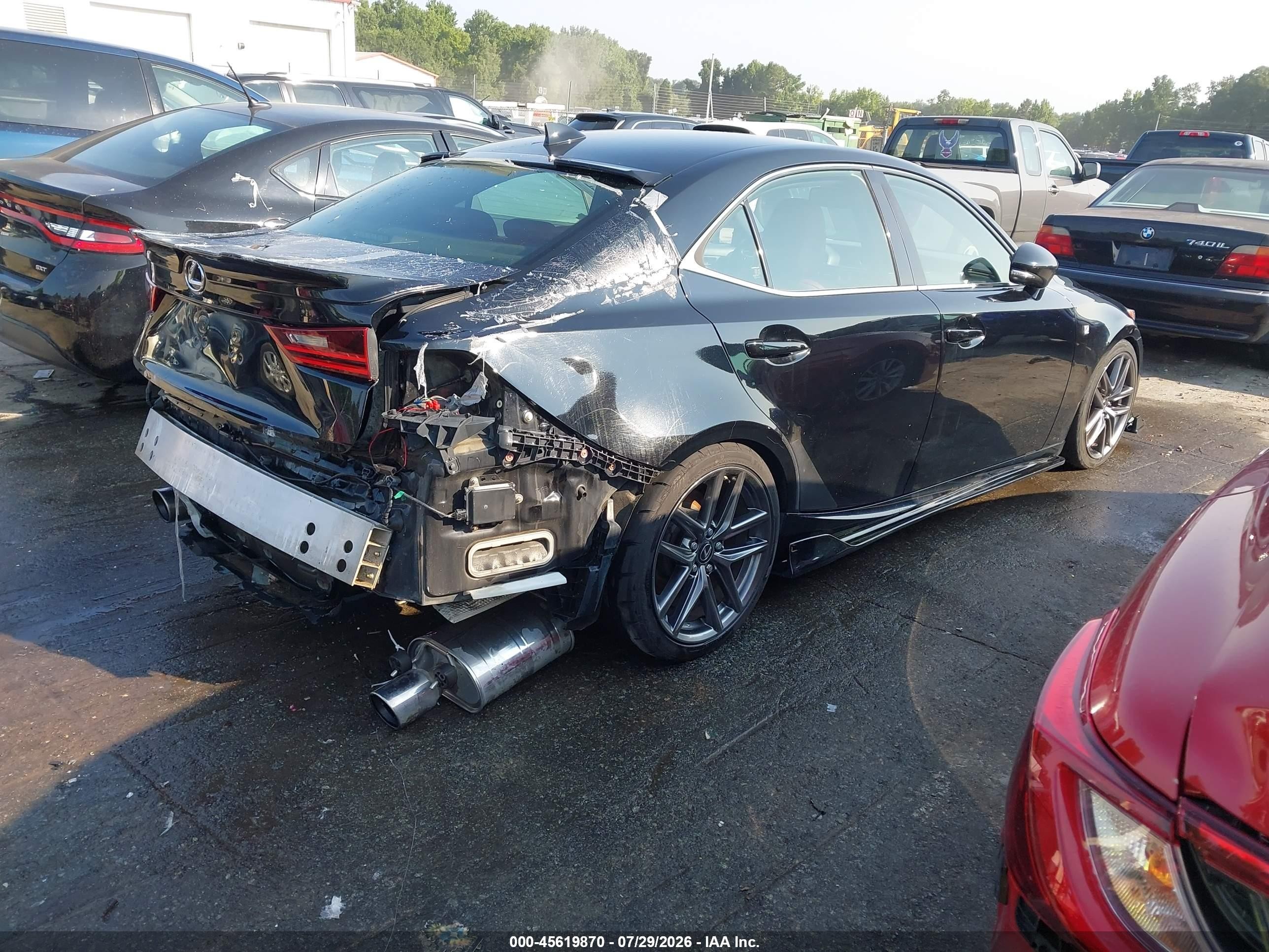 2014 Lexus Is 350   Black vin: JTHBE1D22E5014423