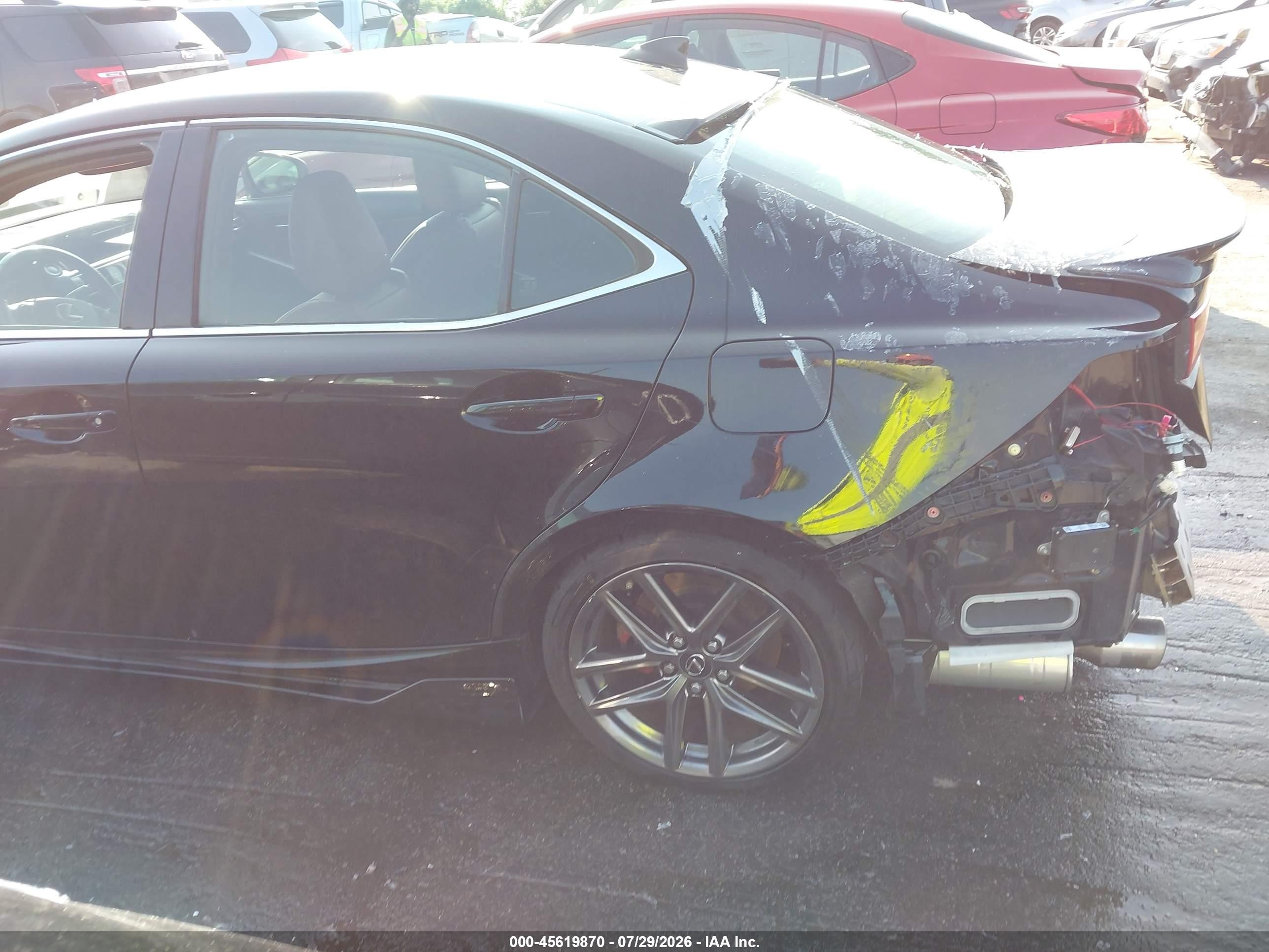 2014 Lexus Is 350   Black vin: JTHBE1D22E5014423