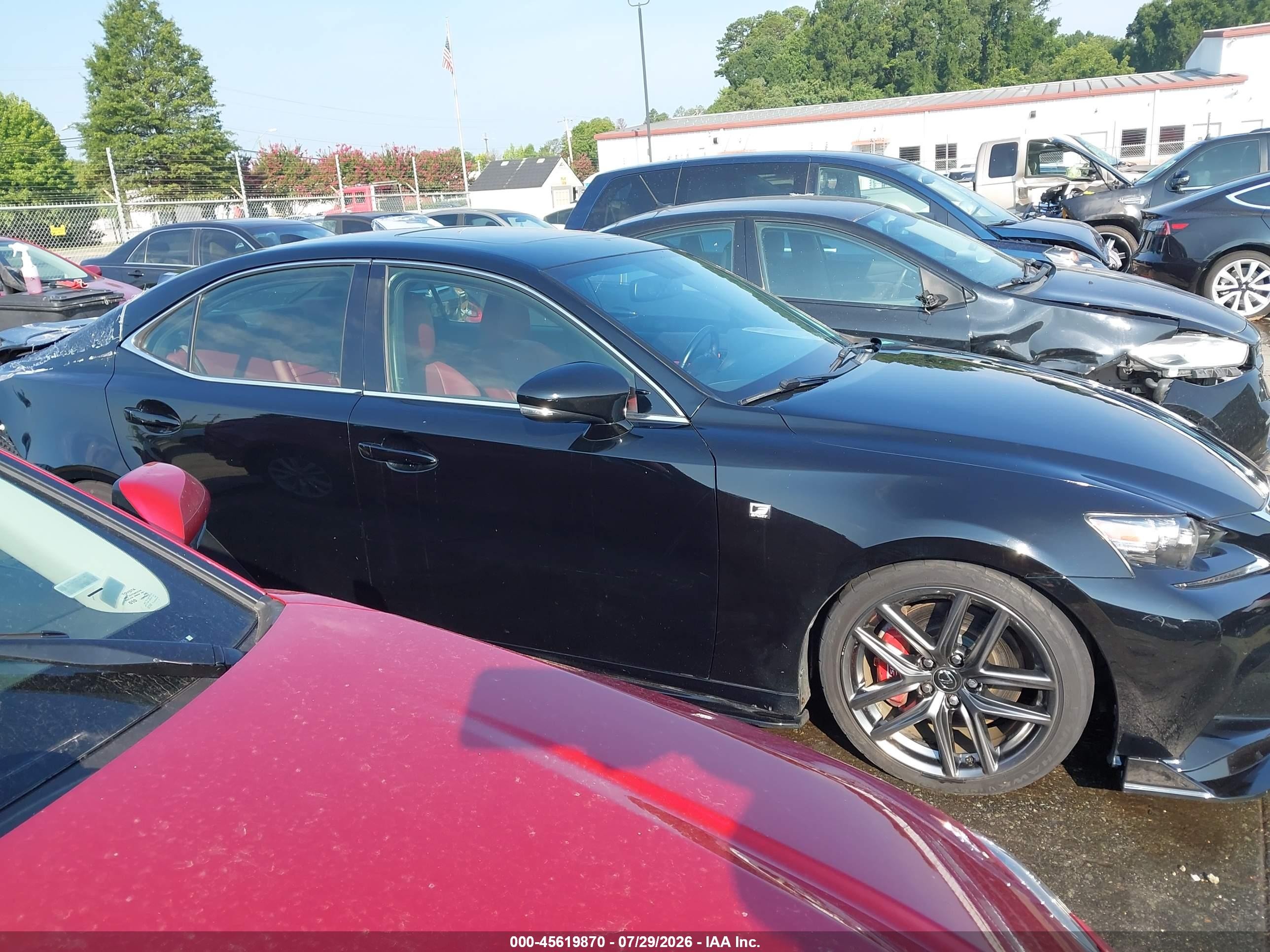 2014 Lexus Is 350   Black vin: JTHBE1D22E5014423