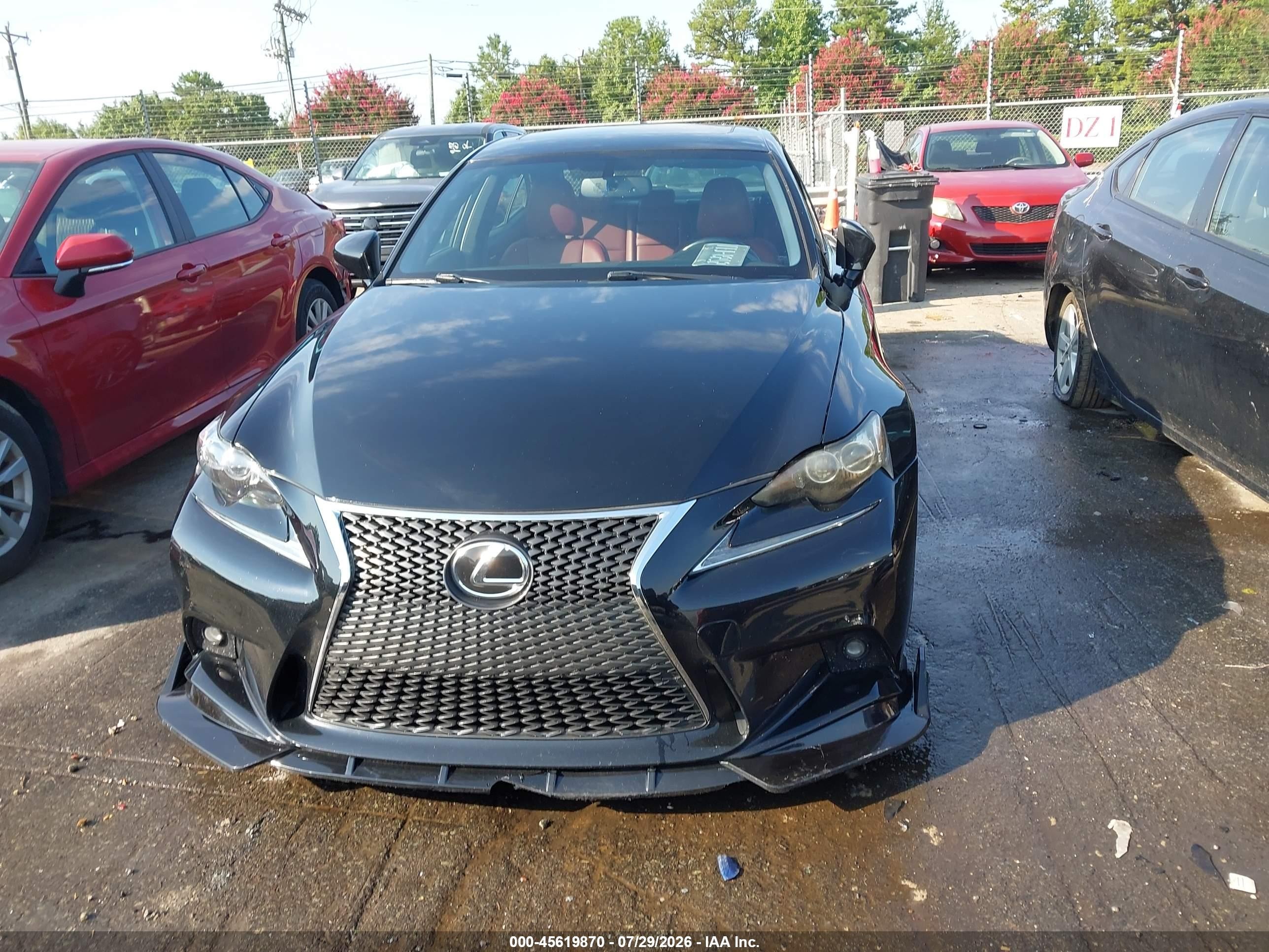 2014 Lexus Is 350   Black vin: JTHBE1D22E5014423