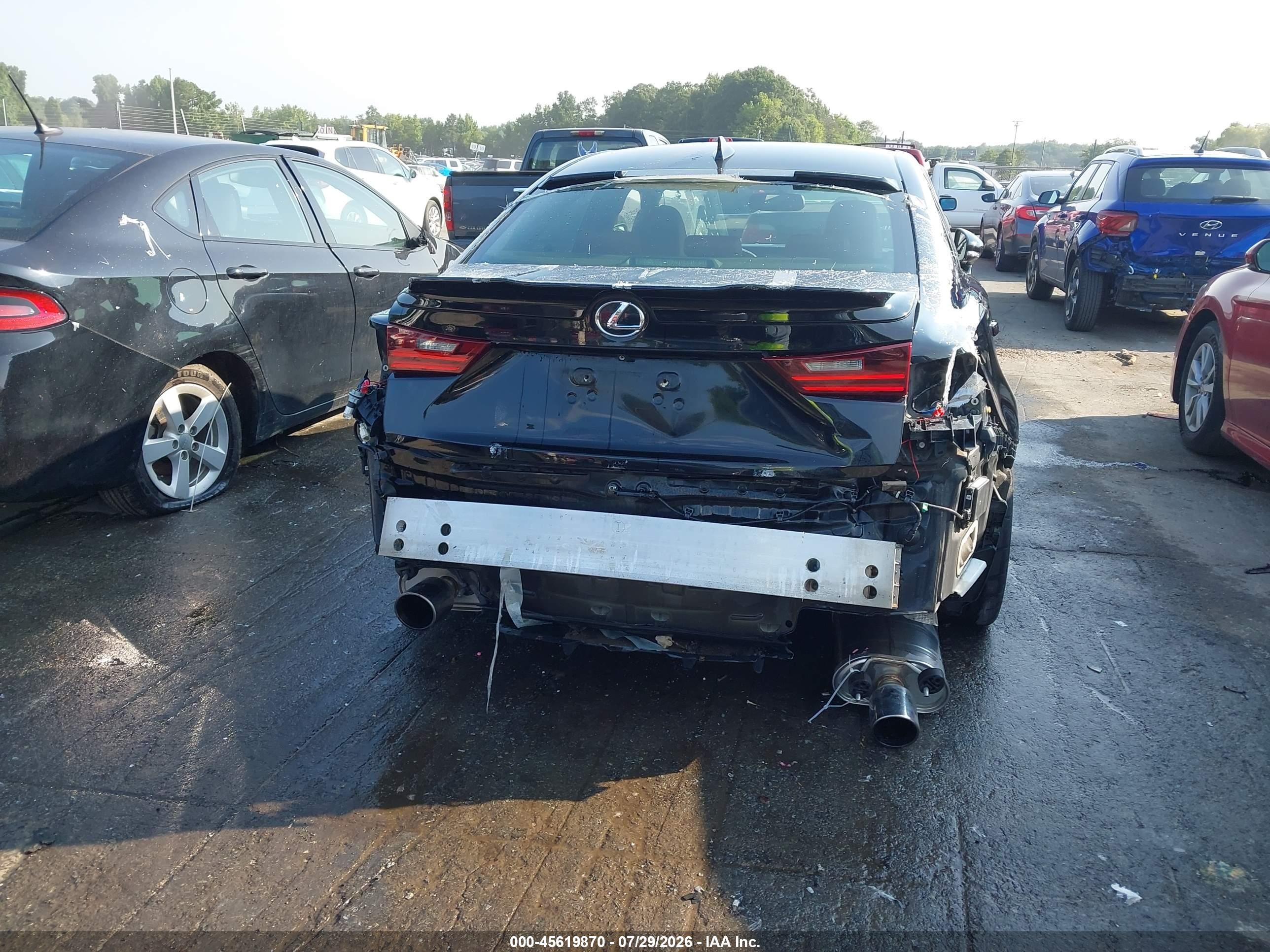 2014 Lexus Is 350   Black vin: JTHBE1D22E5014423