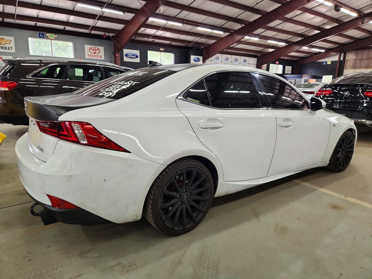2015 Lexus Is 350 White vin: JTHBE1D22F5014844