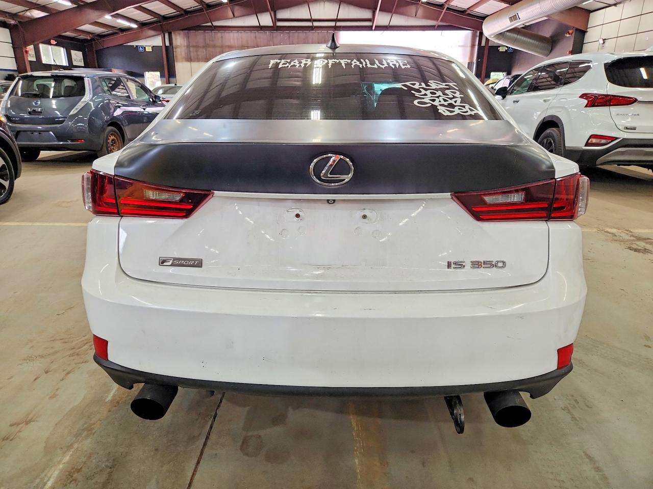 2015 Lexus Is 350 White vin: JTHBE1D22F5014844