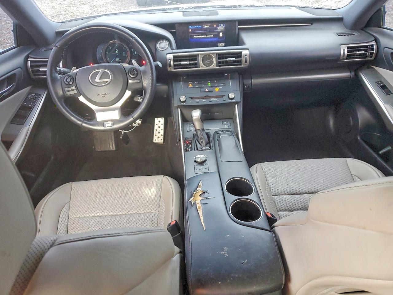 2015 Lexus Is 350 Silver vin: JTHBE1D22F5017386
