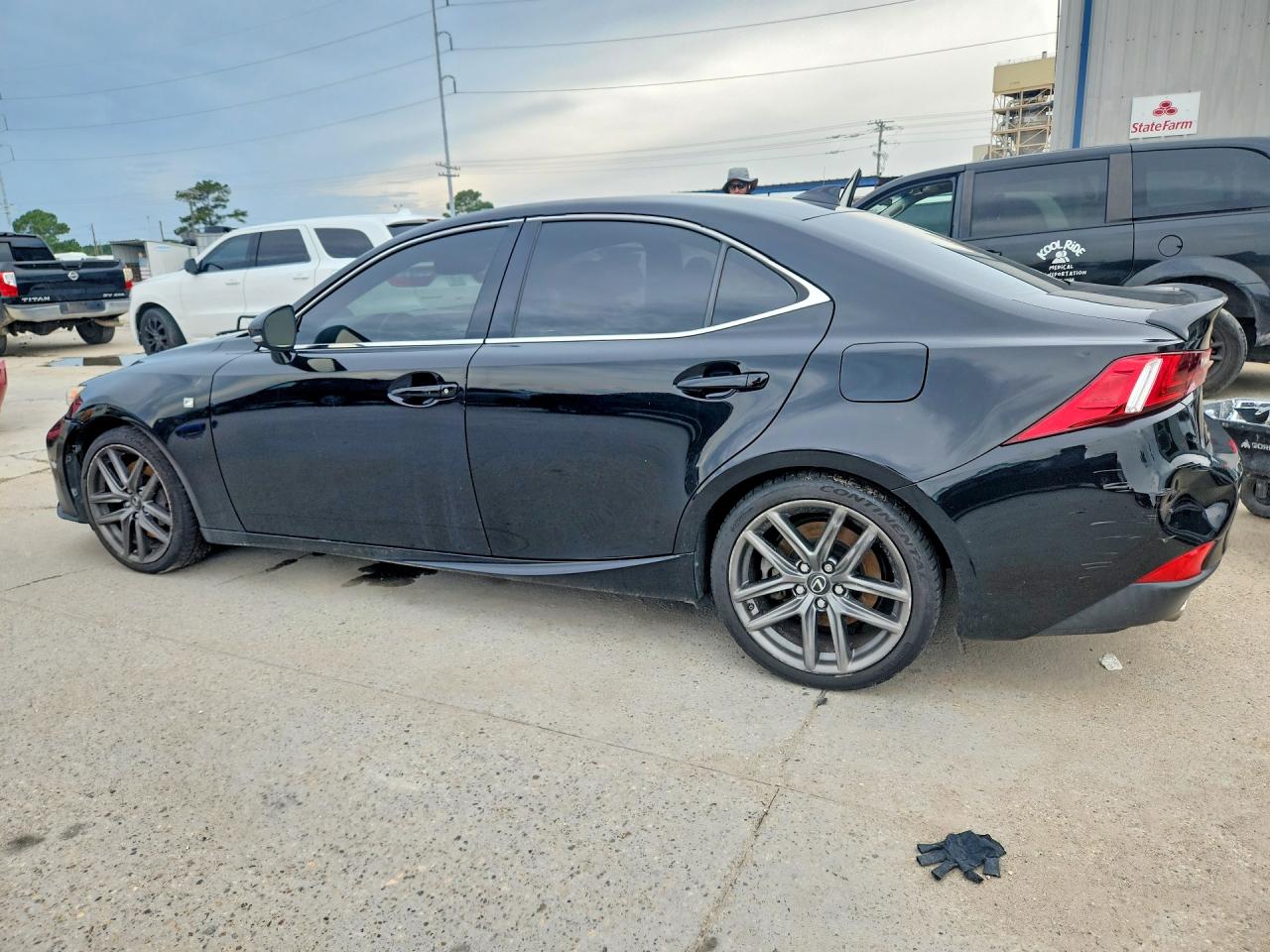 2015 Lexus Is 350 Black vin: JTHBE1D22F5020482