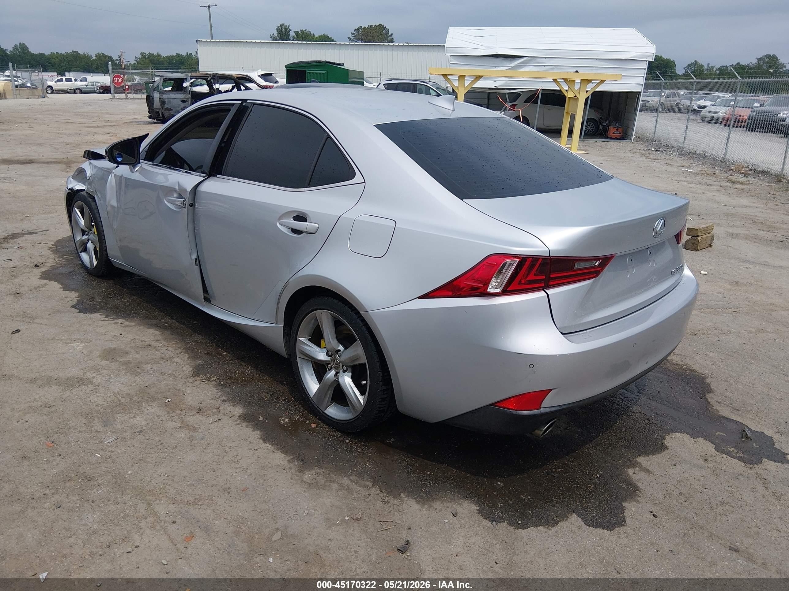 2014 Lexus Is 350 Серебряный vin: JTHBE1D23E5001230