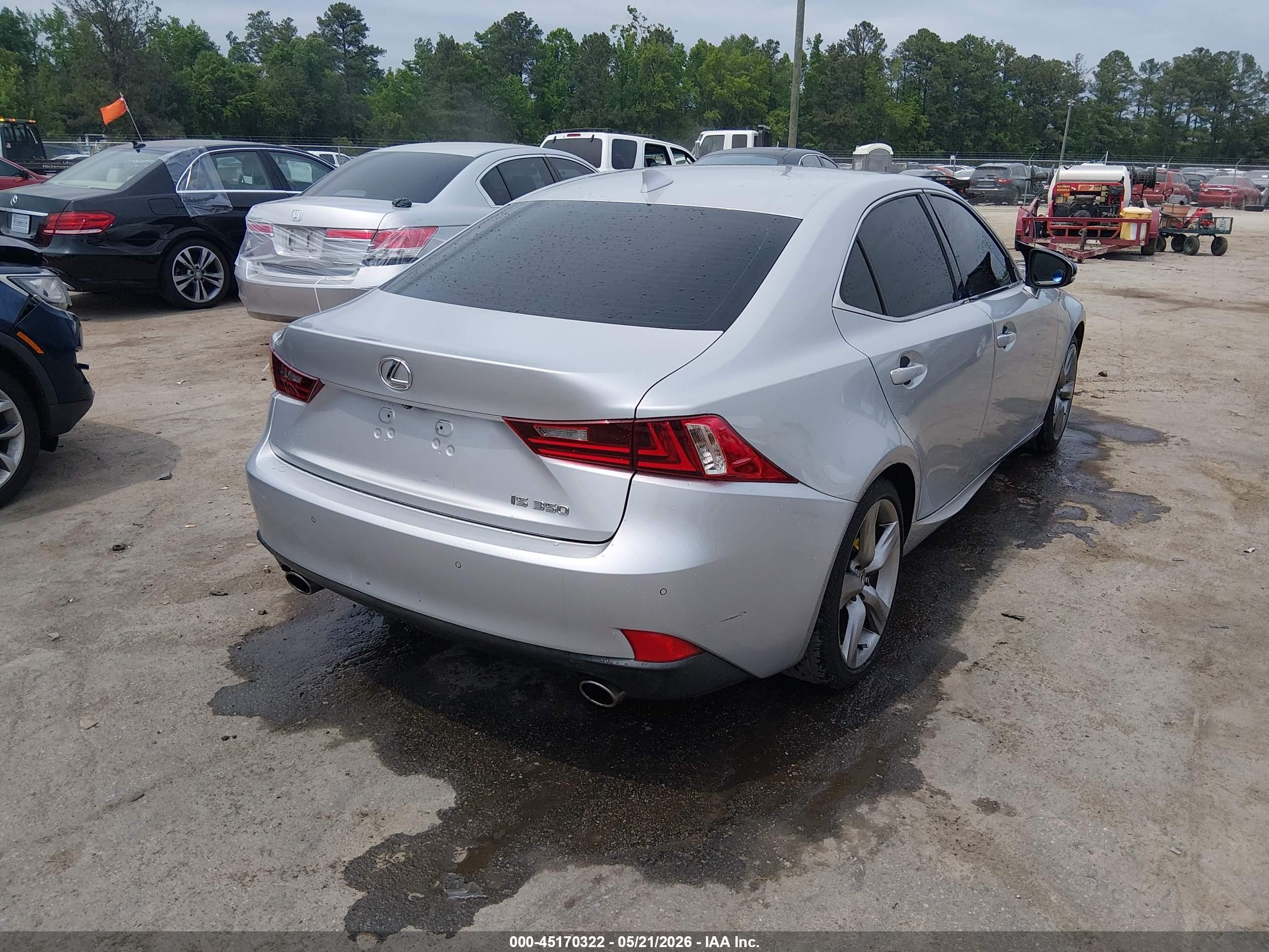 2014 Lexus Is 350 Серебряный vin: JTHBE1D23E5001230