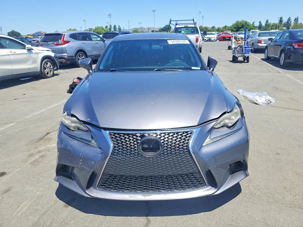 2014 Lexus Is 350 Silver vin: JTHBE1D23E5006721