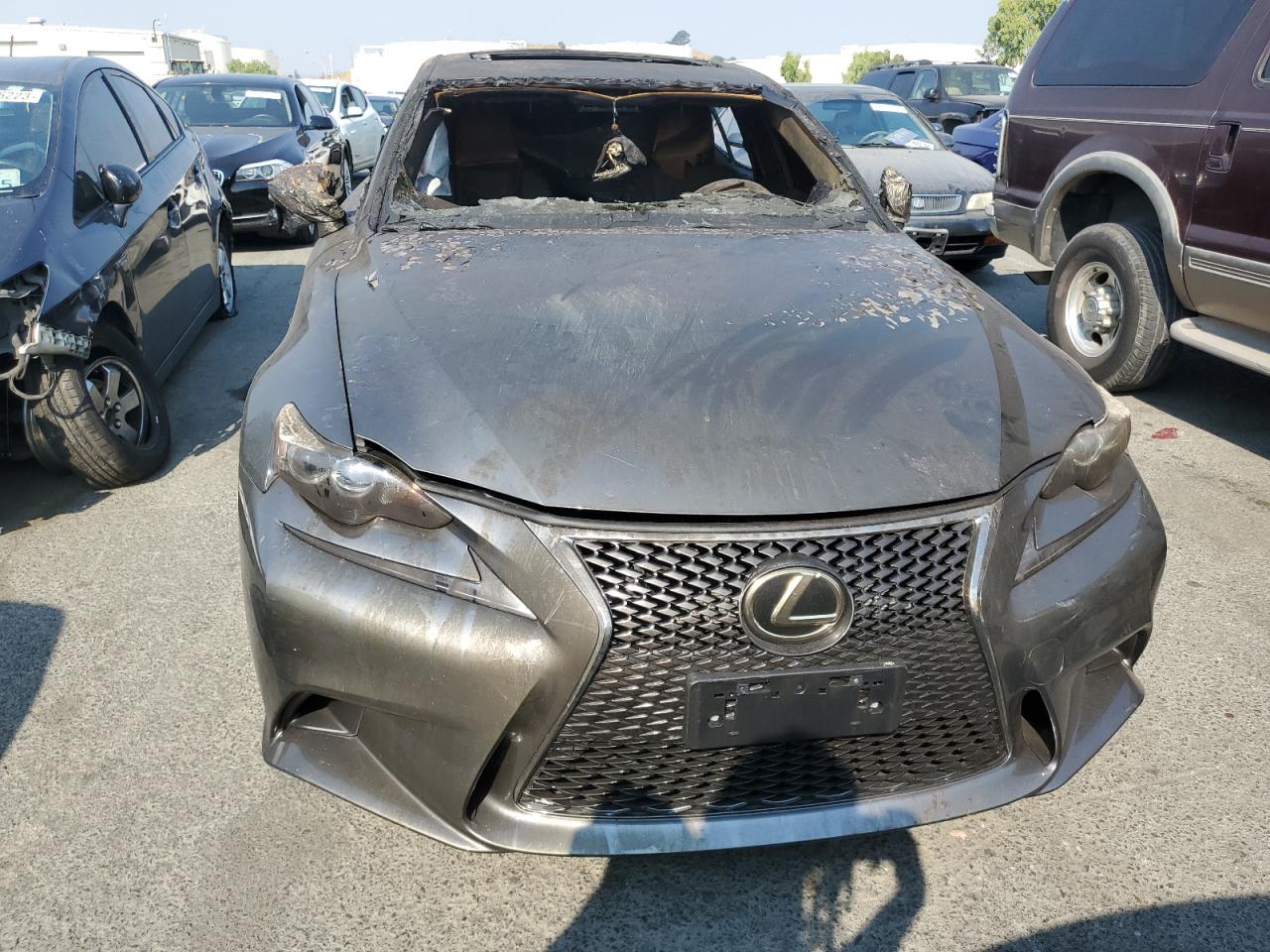 2014 Lexus Is 350 Gray vin: JTHBE1D23E5007447